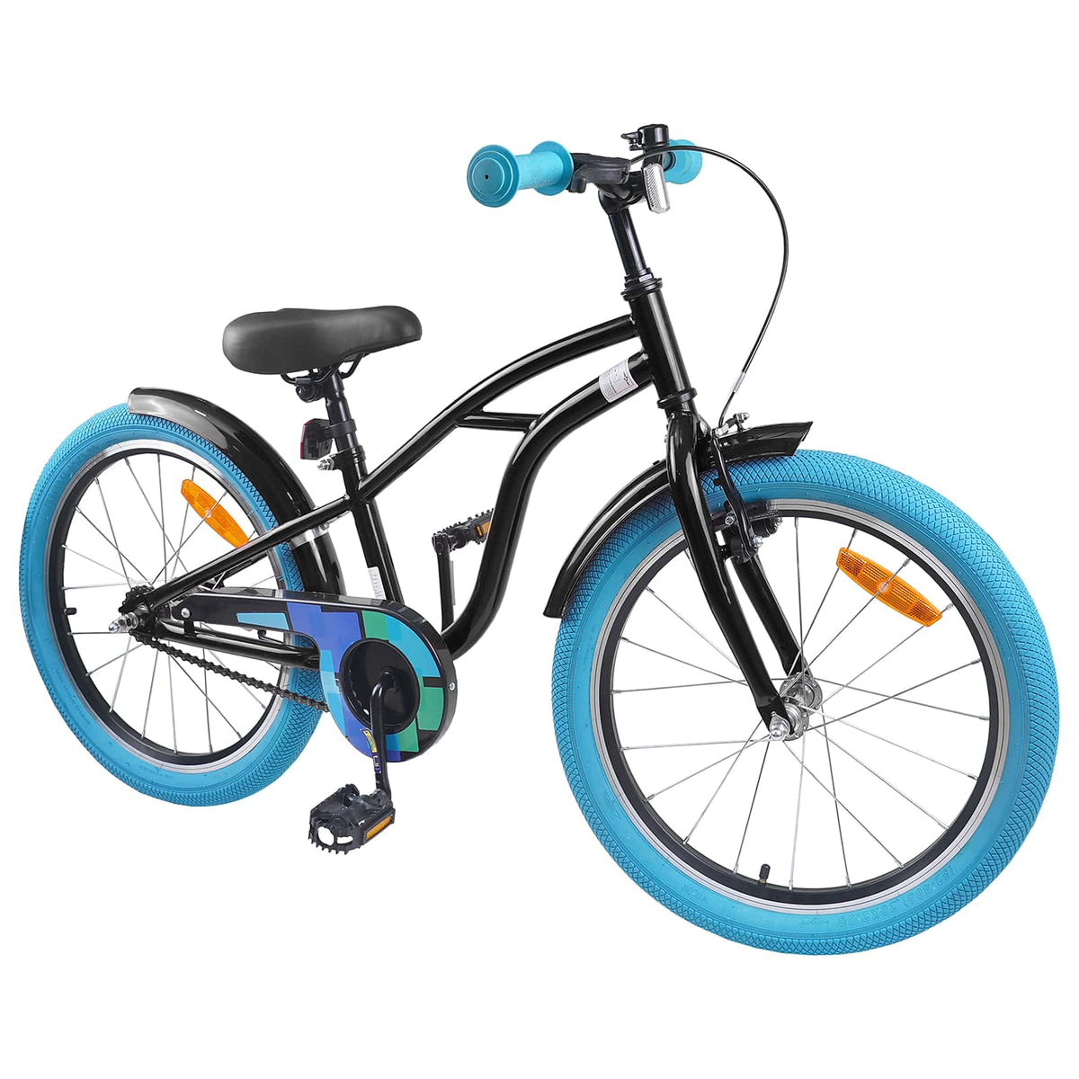 Kids Bike 20 Inches for 6-11 Years Old Black