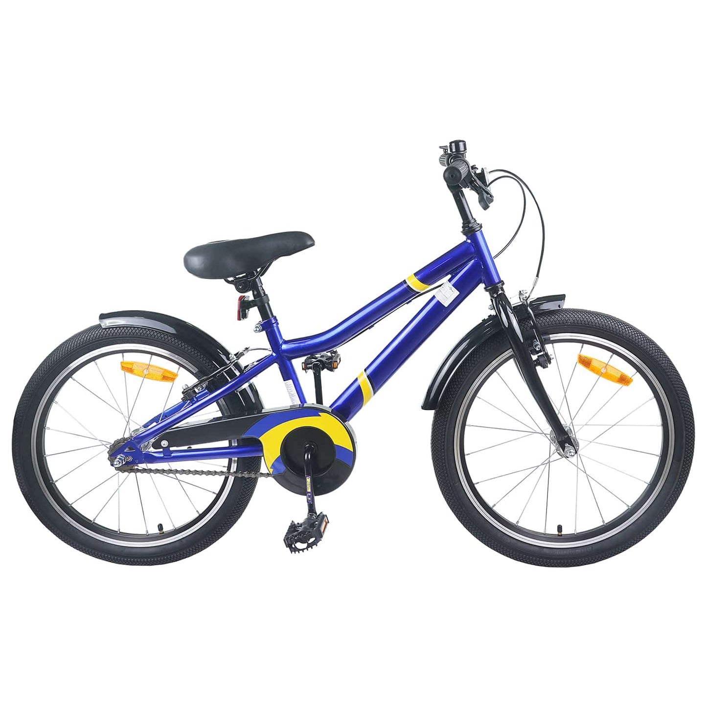 Kids Bike 24 Inches for 8-12 Years Old Blue Black