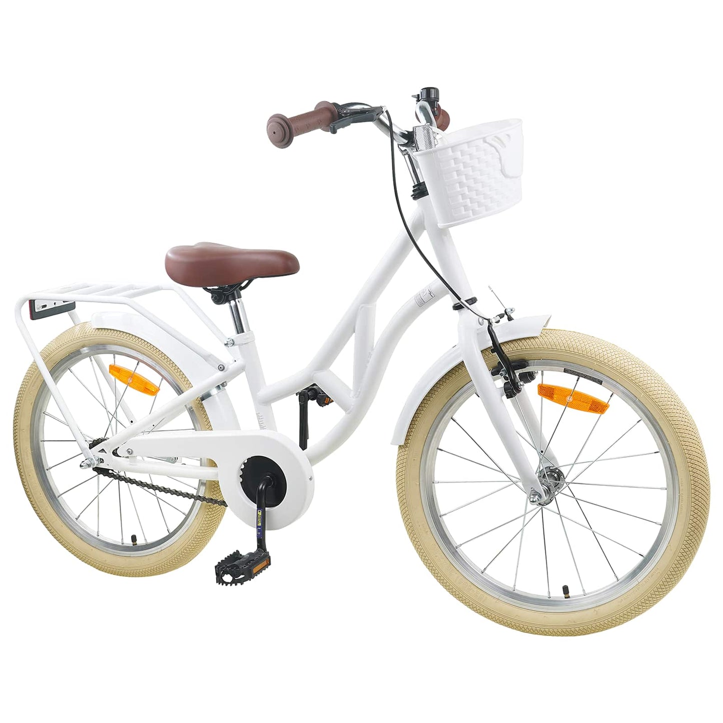 Kids Bike 20 Inches for 6-11 Years Old White