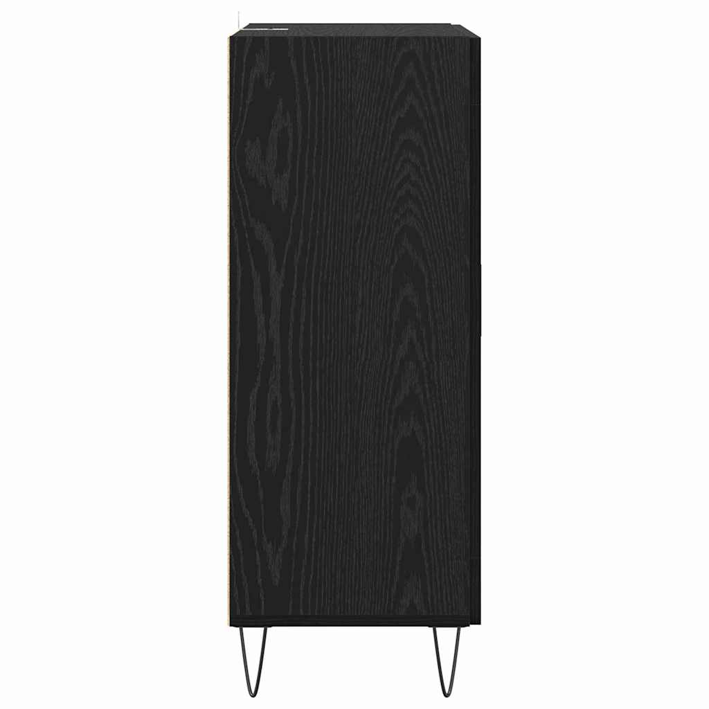 Sideboard Black Oak 69.5 x 34 x 90 cm Engineered Wood