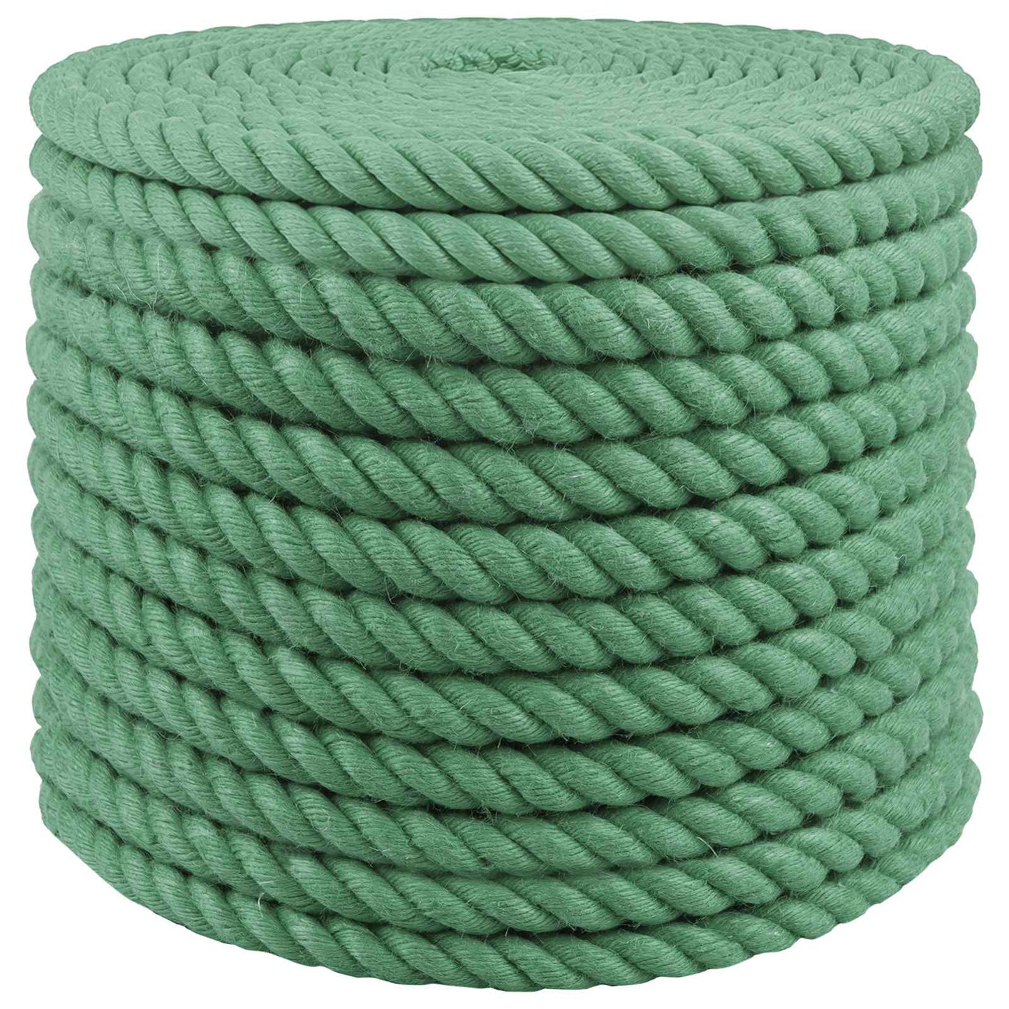 Jute Rope 20 mm Green 100% Tossa jute