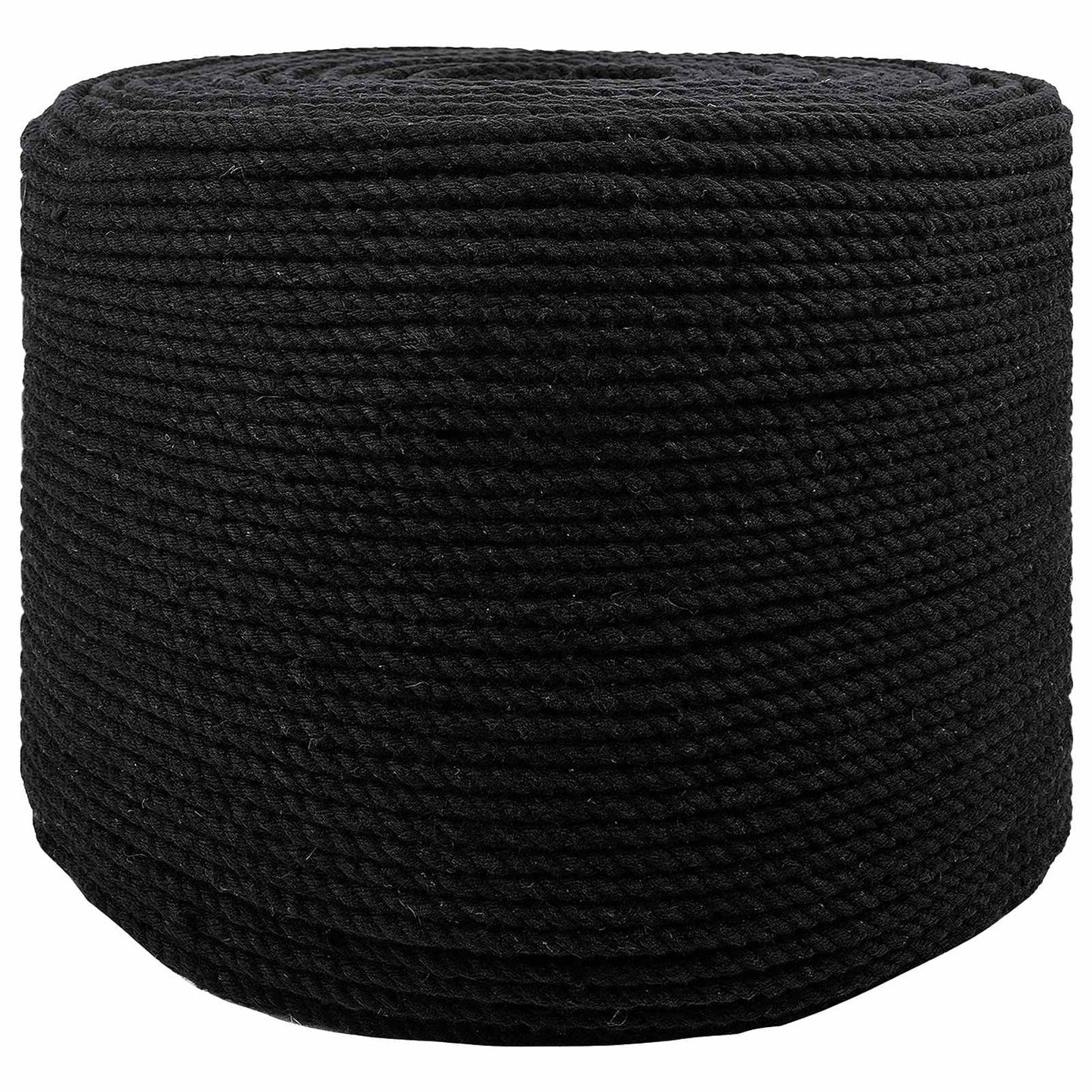 Cotton Rope 6 mm 50 m Black 100% Cotton