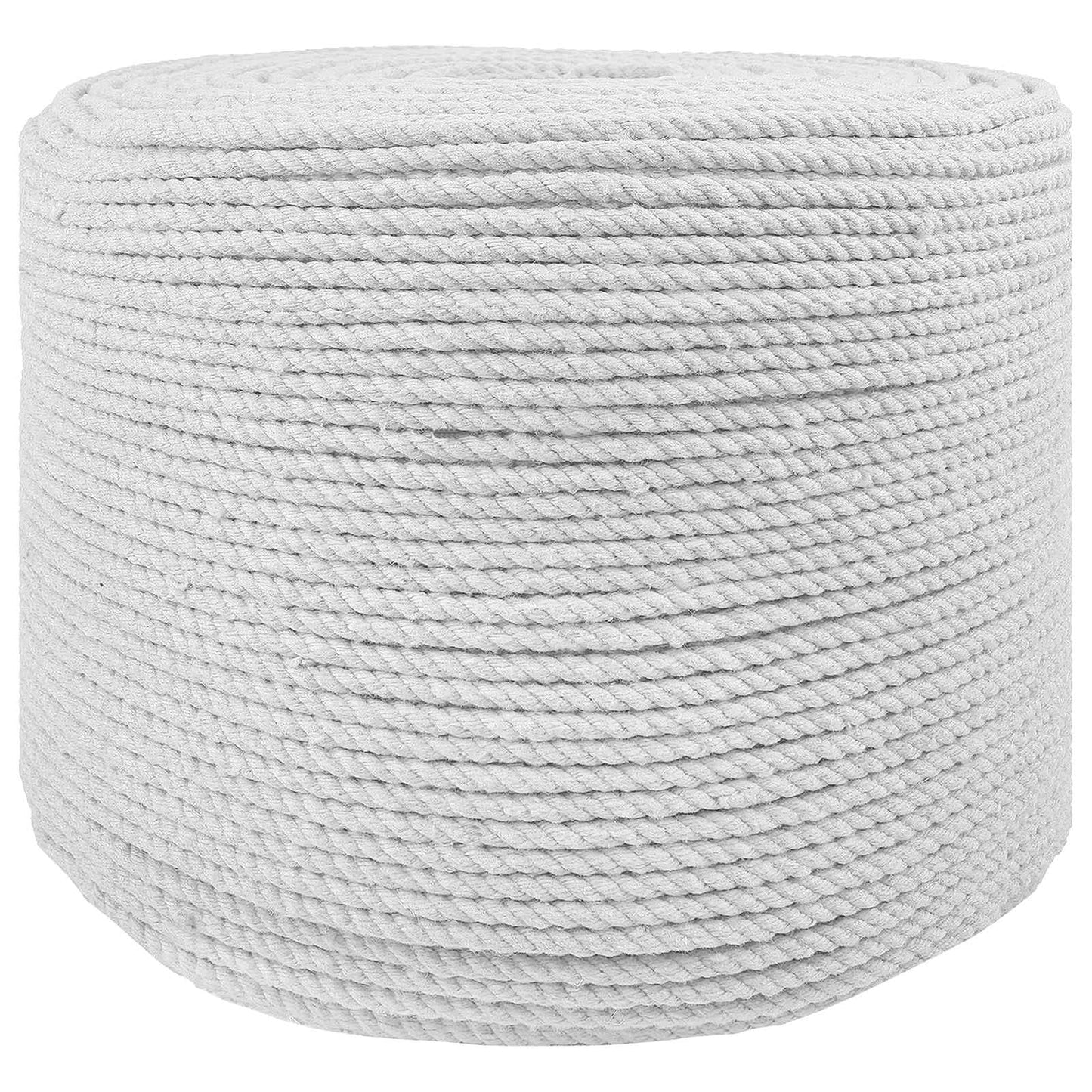 Cotton Rope 6 mm 25 m White 100% Cotton