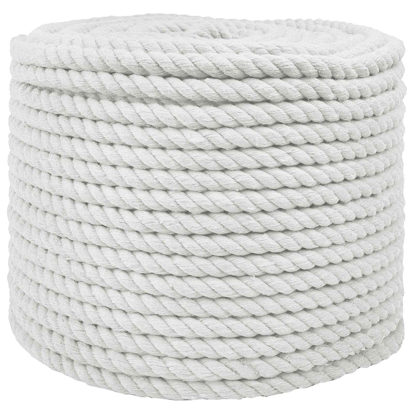 Cotton Rope 10 mm 250 m White 100% Cotton