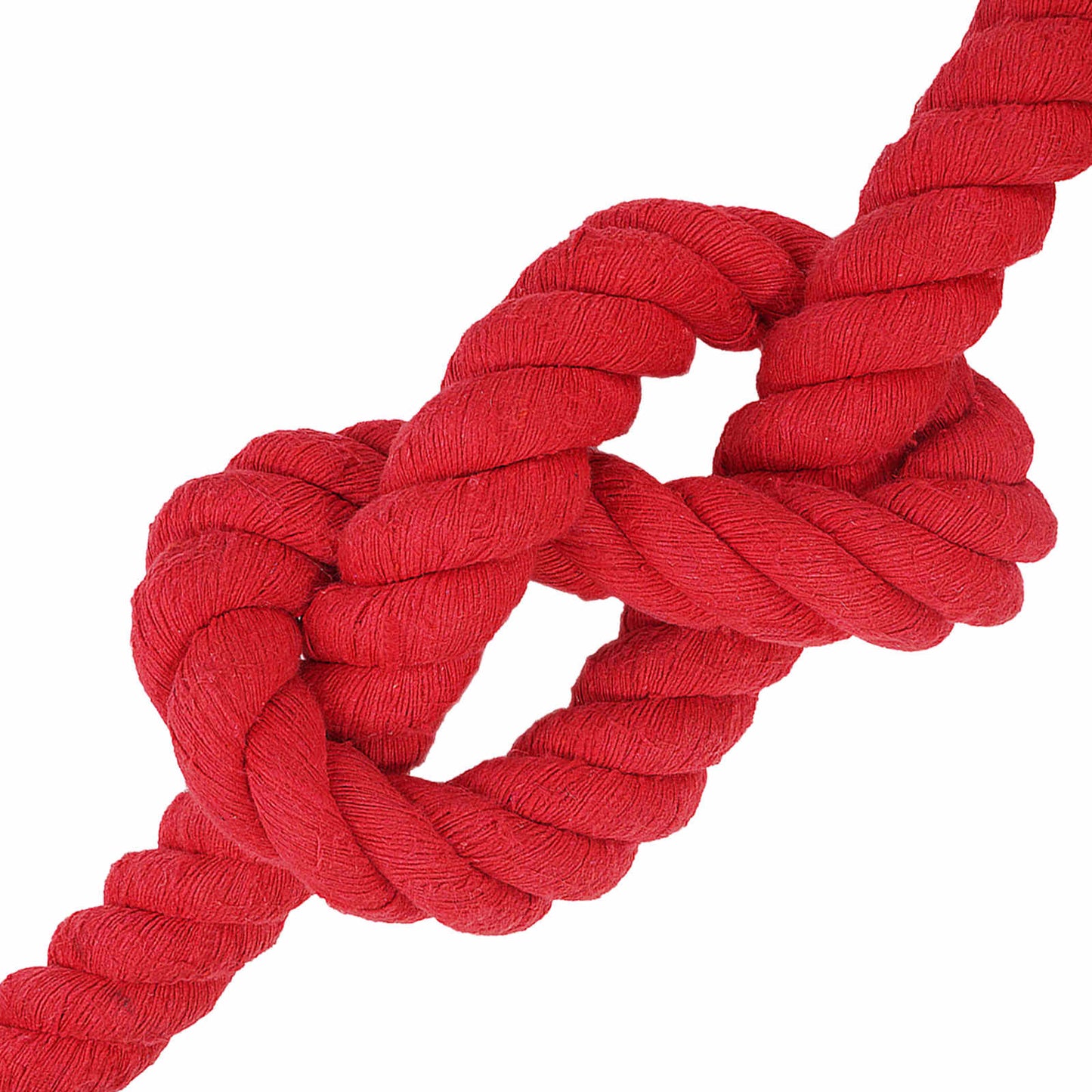 Cotton Rope 60 mm 10 m Red 100% Cotton