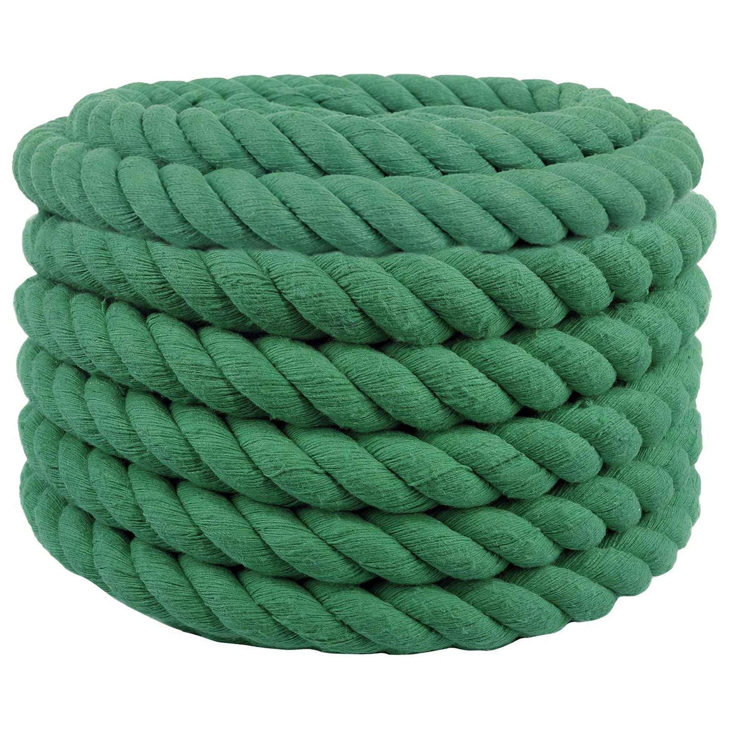 Cotton Rope 40 mm 10 m Green 100% Cotton
