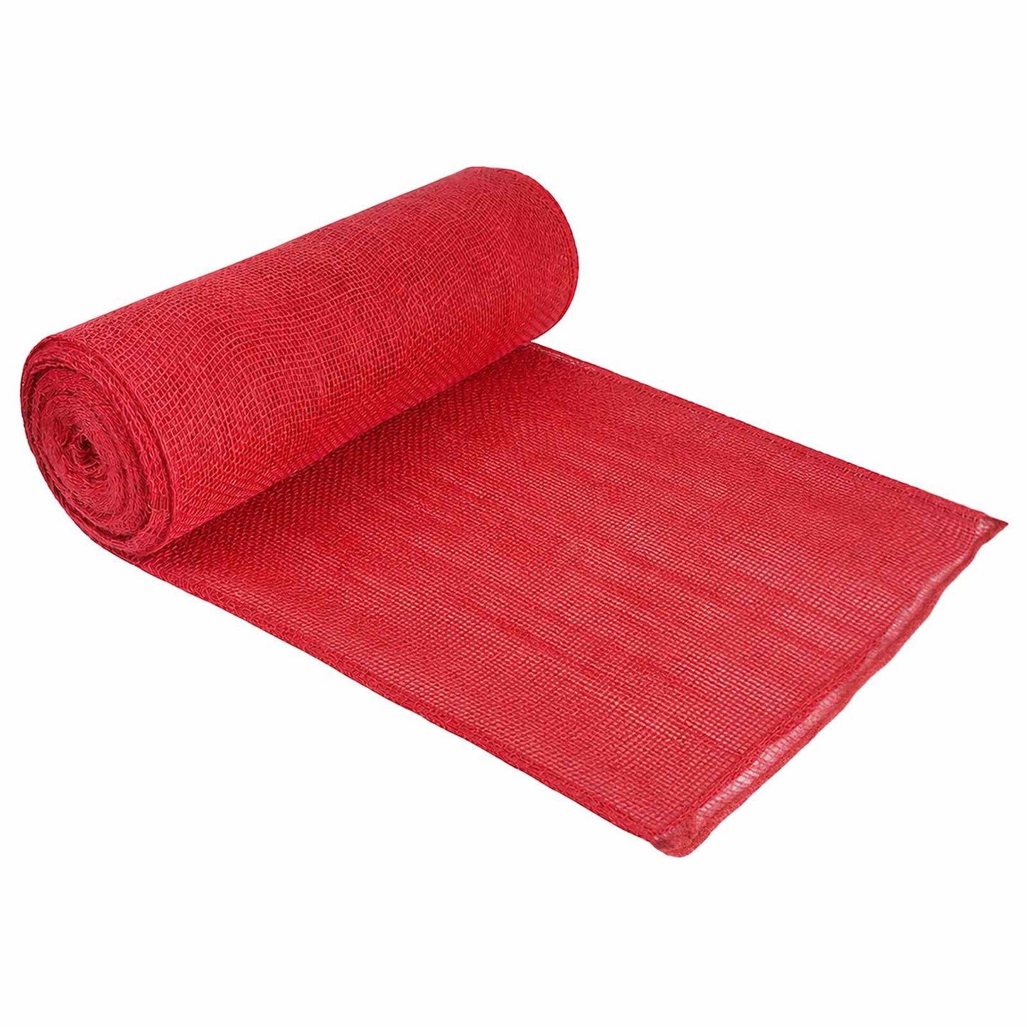 Jute Roll 100 x 500 cm Red