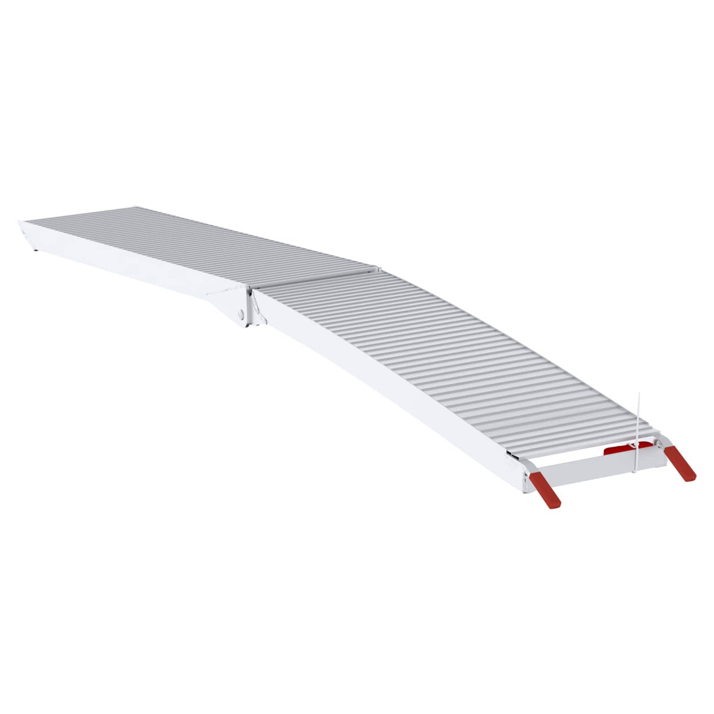 Motorcycle Ramp 680 kg 2 pcs Silver 680 kg Aluminium