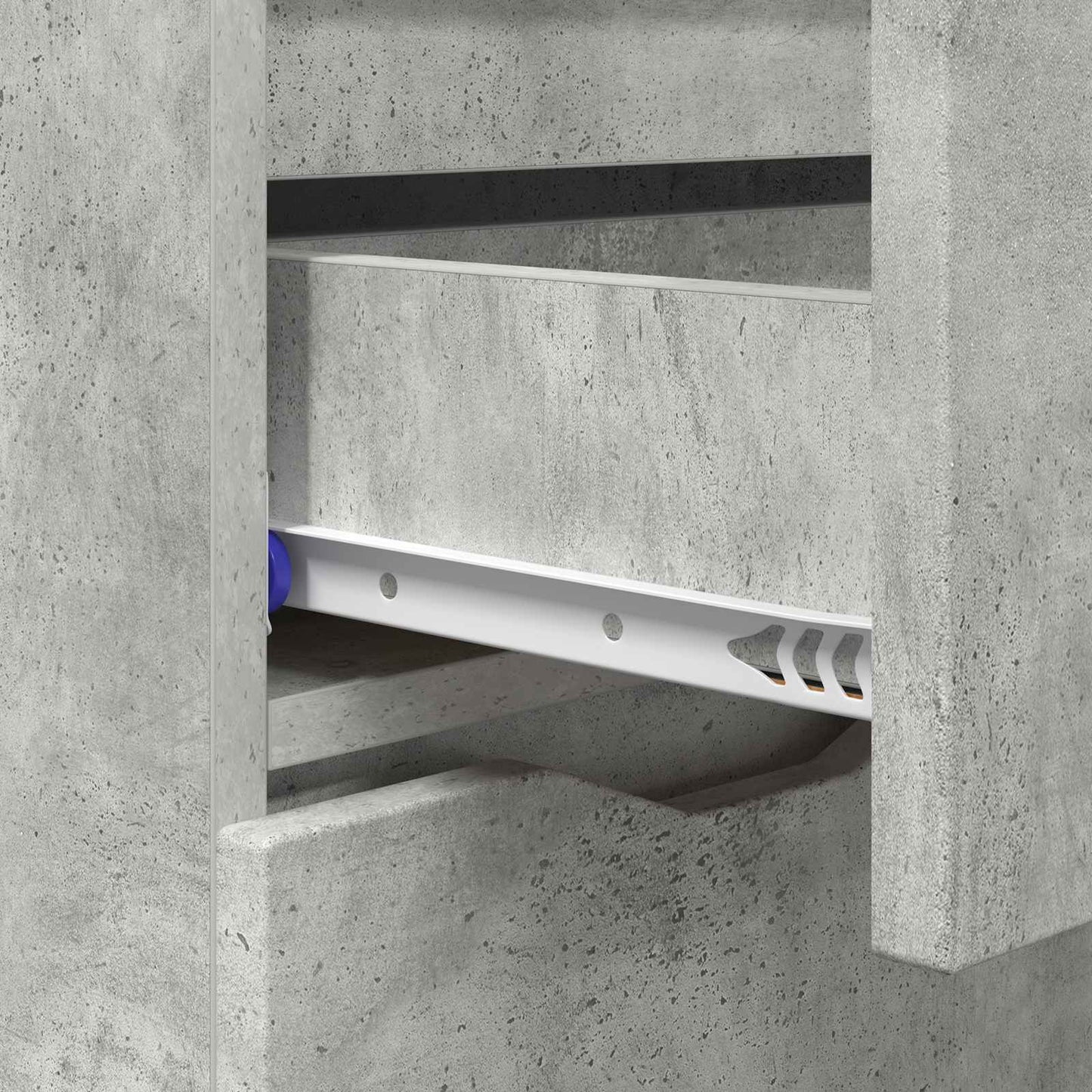 Sideboard Concrete Grey 100 x 30 x 65.6 Engineered Wood