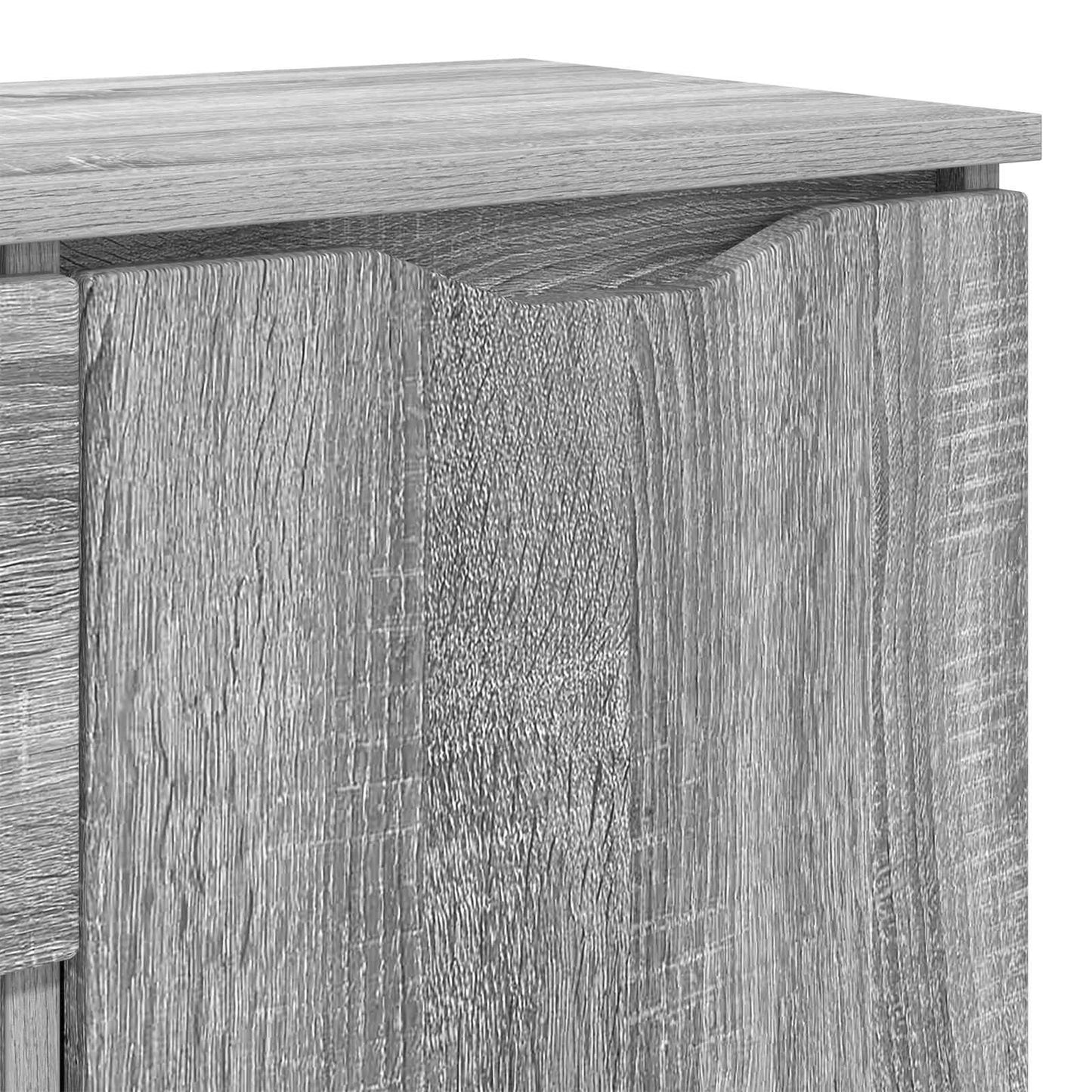 Sideboard Grey Sonoma 100 x 30 x 65.6 Engineered Wood