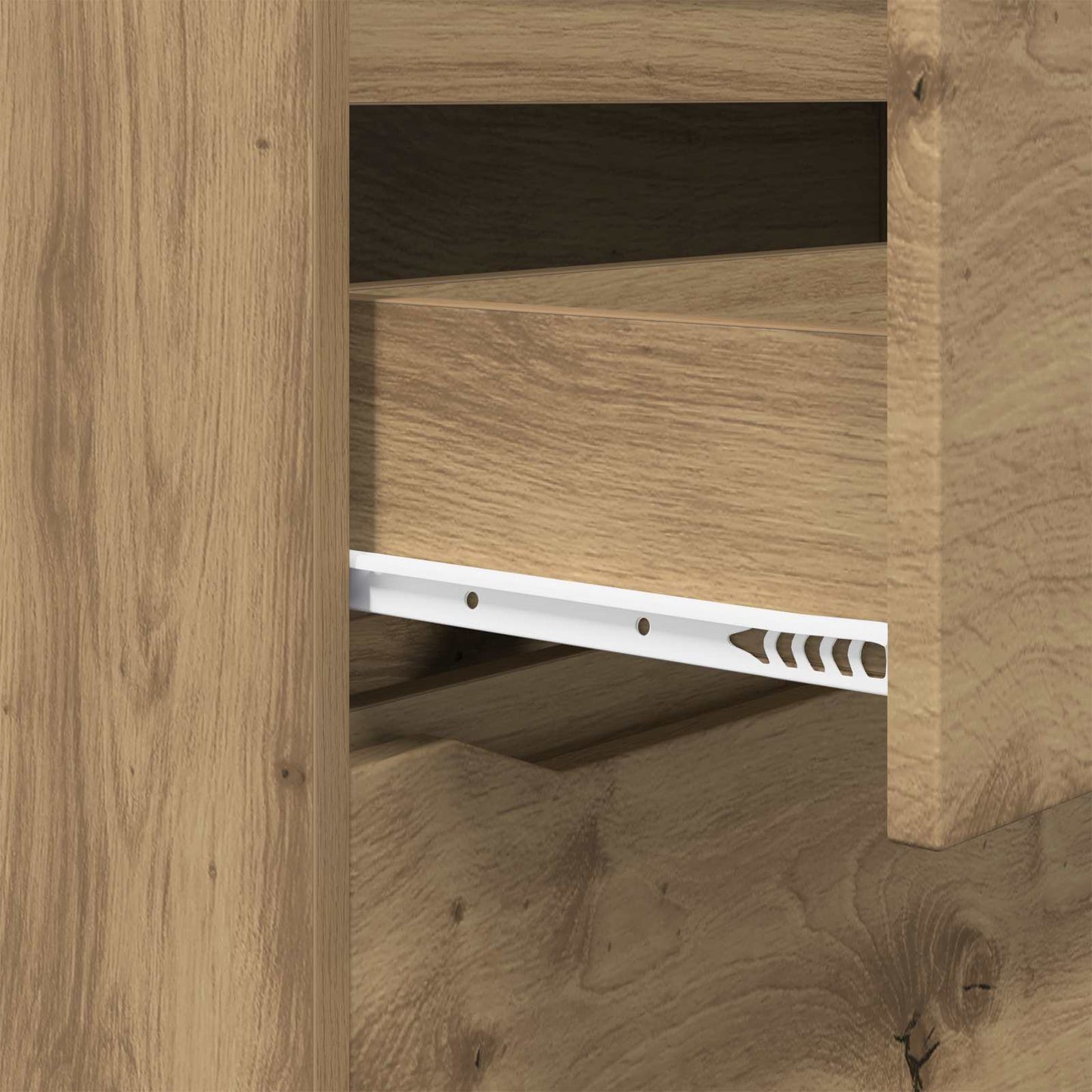 Storage Cabinet 80 x 48 x 57 cm Engineered Wood Artisan Oak