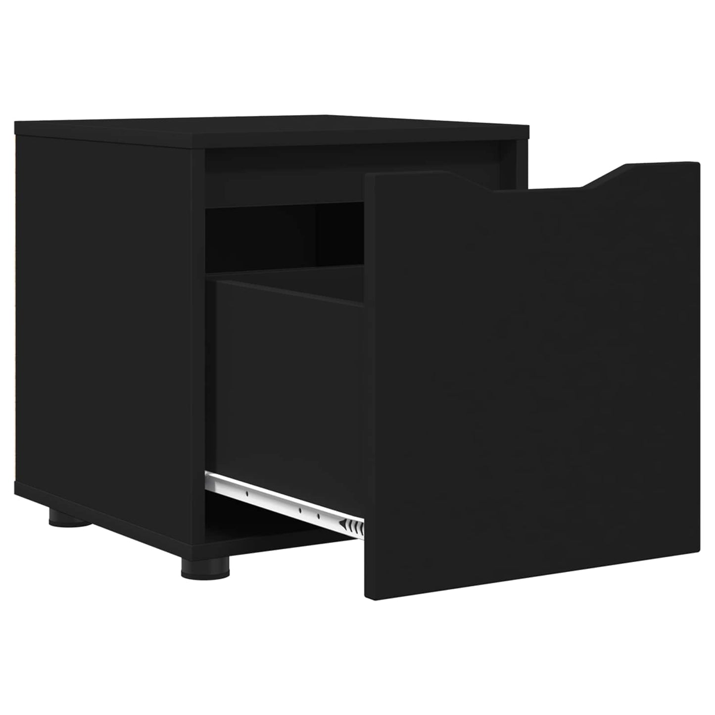 Bathroom Cabinet 40.5 x 40 x 44 cm Engineered Wood Black