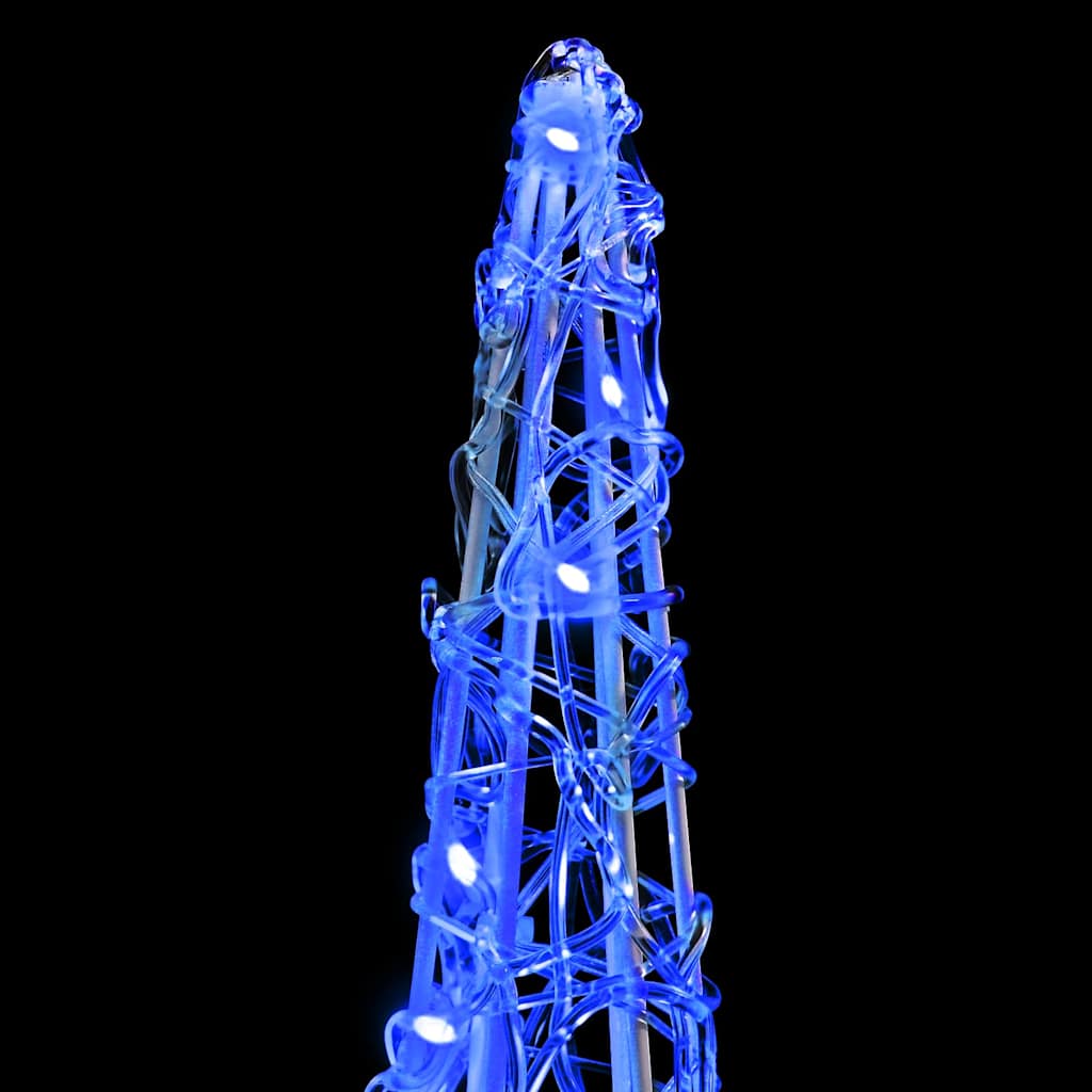 Christmas Tree 3 pcs Blue 20 x 20 x 80 cm Acrylic 90 LEDs
