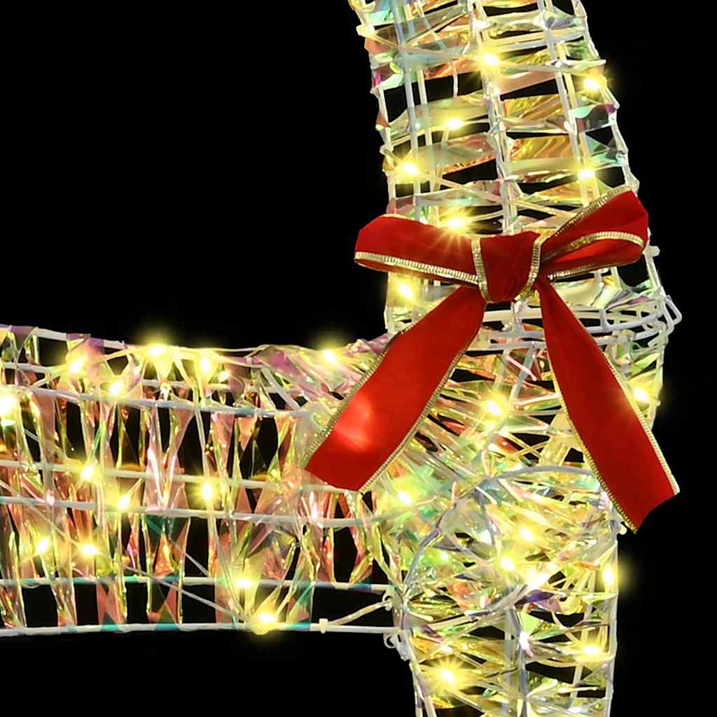 3D Christmas Reindeer LOVIISA 140 LEDs Warm White