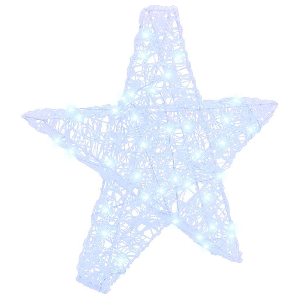 3D Star Cold white 55 x 53.5 x 10 cm Acrylic 50 LEDs