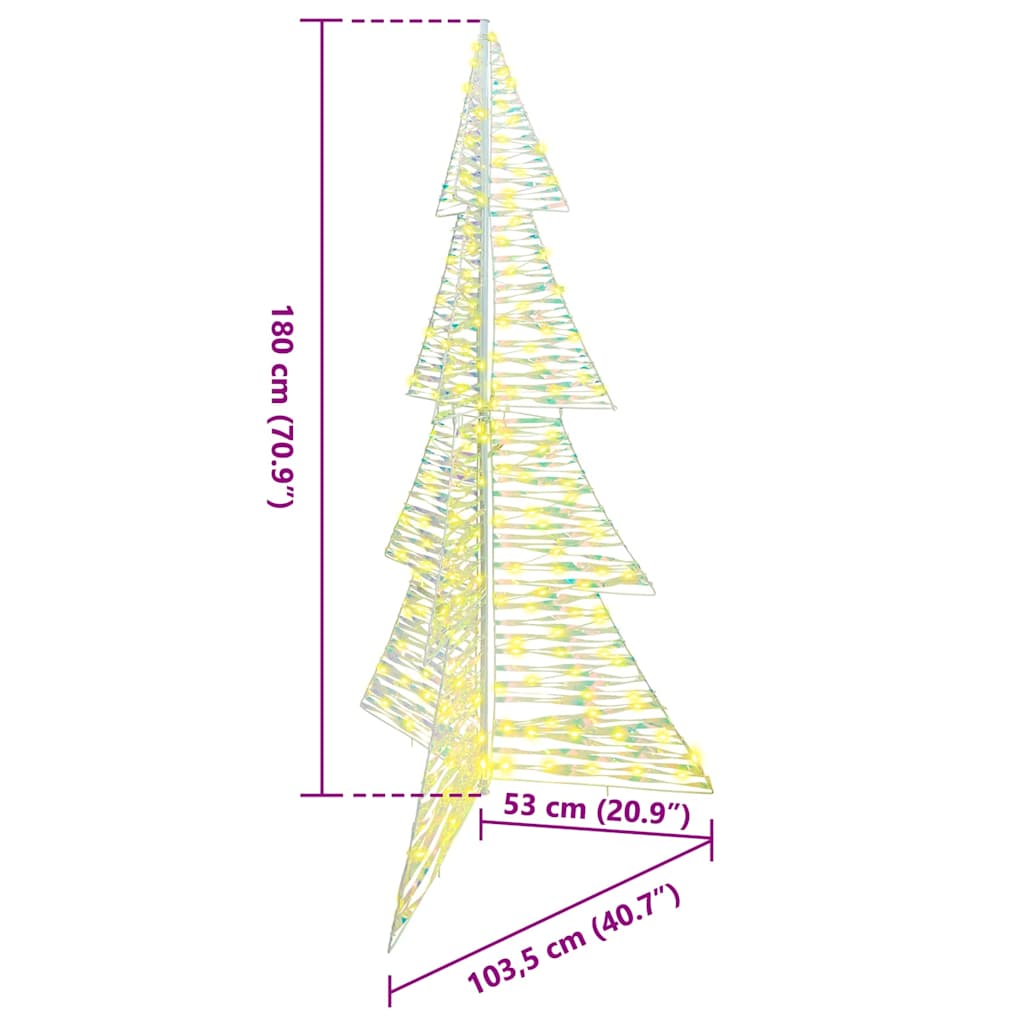 Christmas Tree Warm White 180 cm PET 240 LEDs