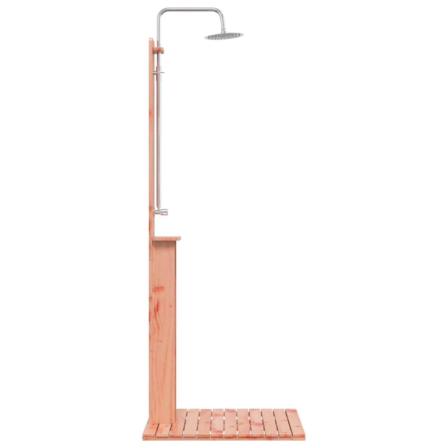 Outdoor Shower 206 cm Solid Douglas Wood and Stainless Steel