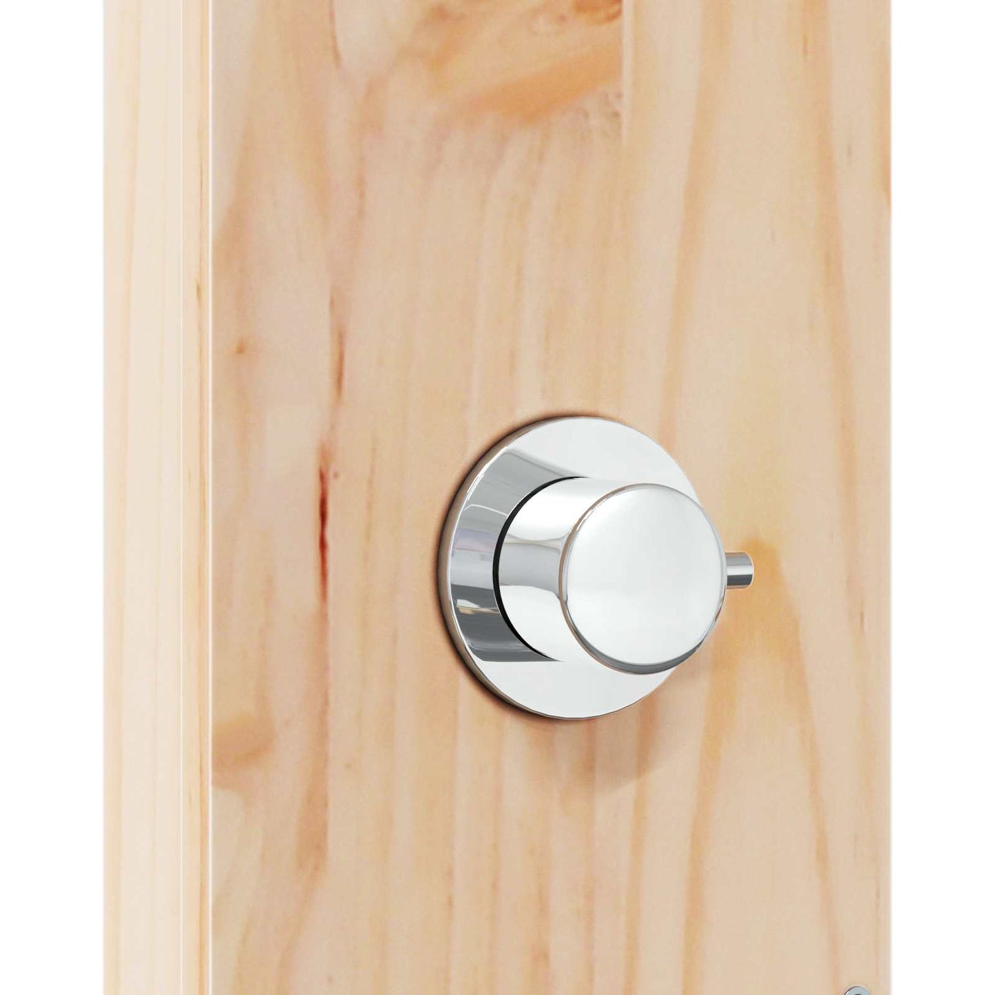 Outdoor Shower 214.5 cm Solid Pine Wood and Stainless Steel