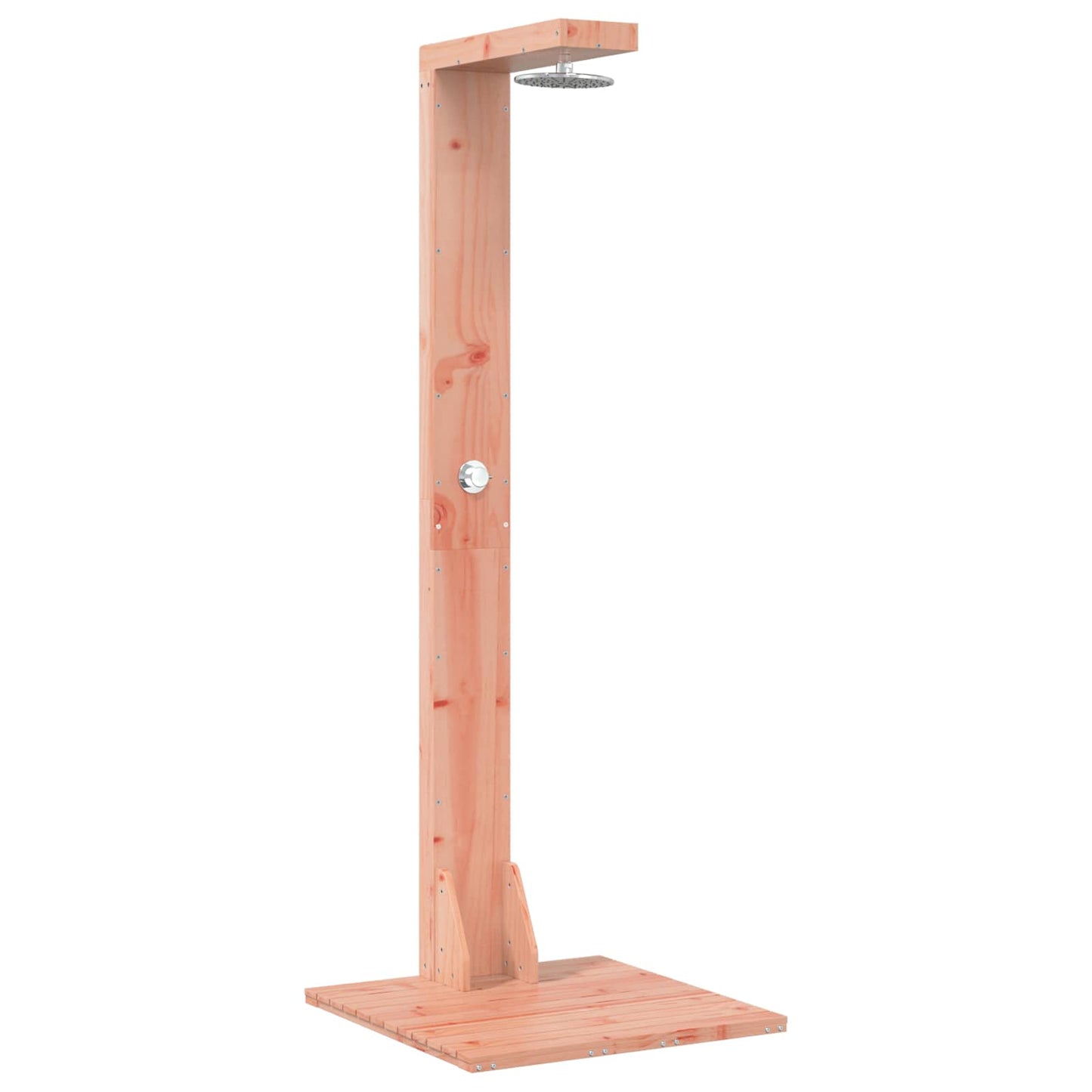 Outdoor Shower 210 cm Solid Douglas Wood and Stainless Steel