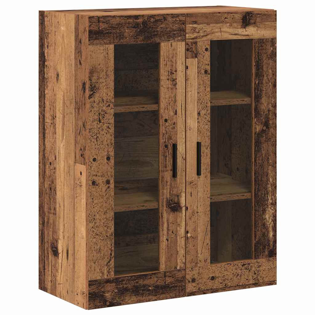Highboard 2 pcs Old Wood 69.5 x 34 x 180 cm Engineered Wood