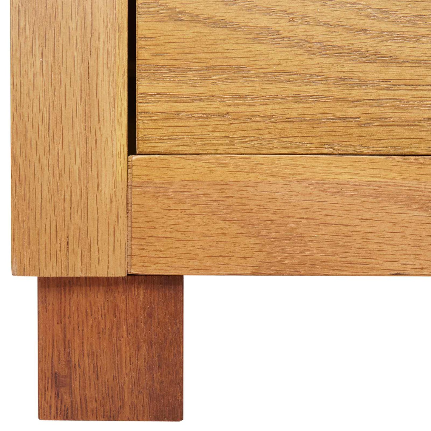 Cabinet with Drawer Brown 80 x 35 x 95 cm Solid Oak Wood