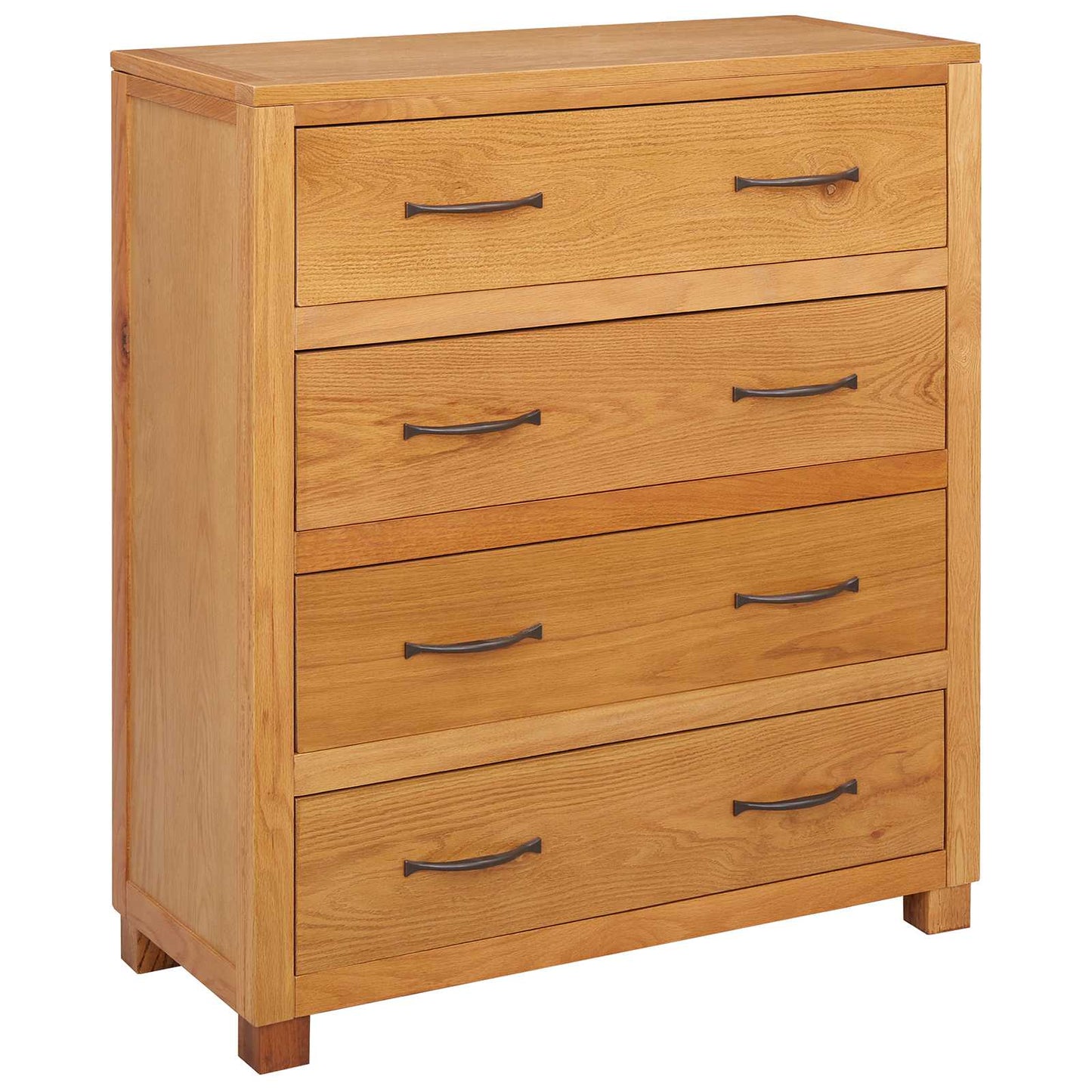 Cabinet with Drawer Brown 80 x 35 x 95 cm Solid Oak Wood
