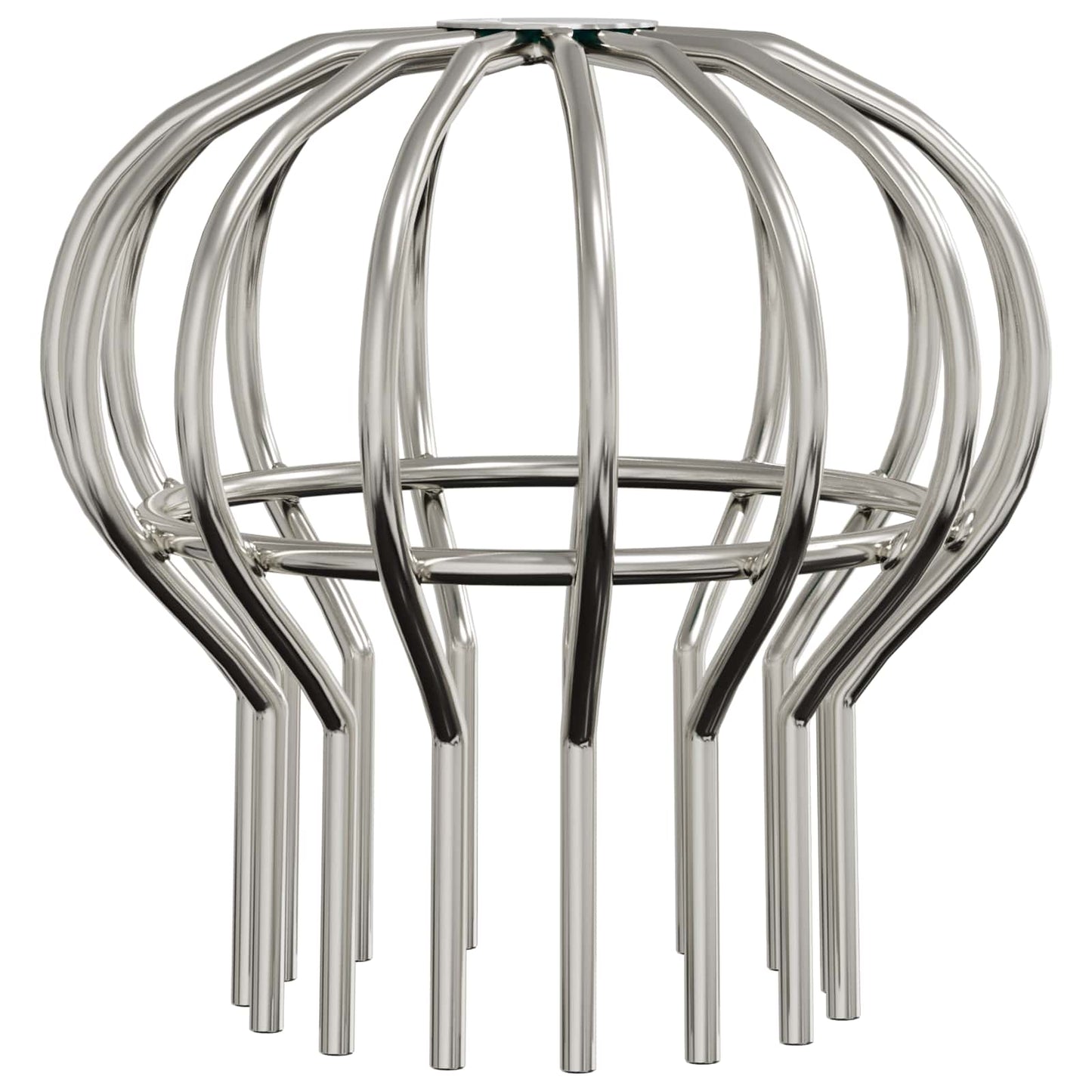 Gutter Leaf Guard 8 pcs Silver 110 mm Stainless Steel