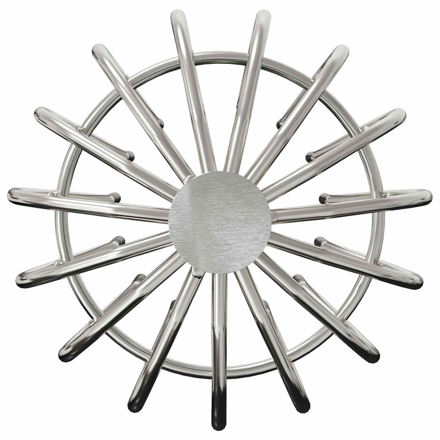 Gutter Leaf Guard 8 pcs Silver 110 mm Stainless Steel