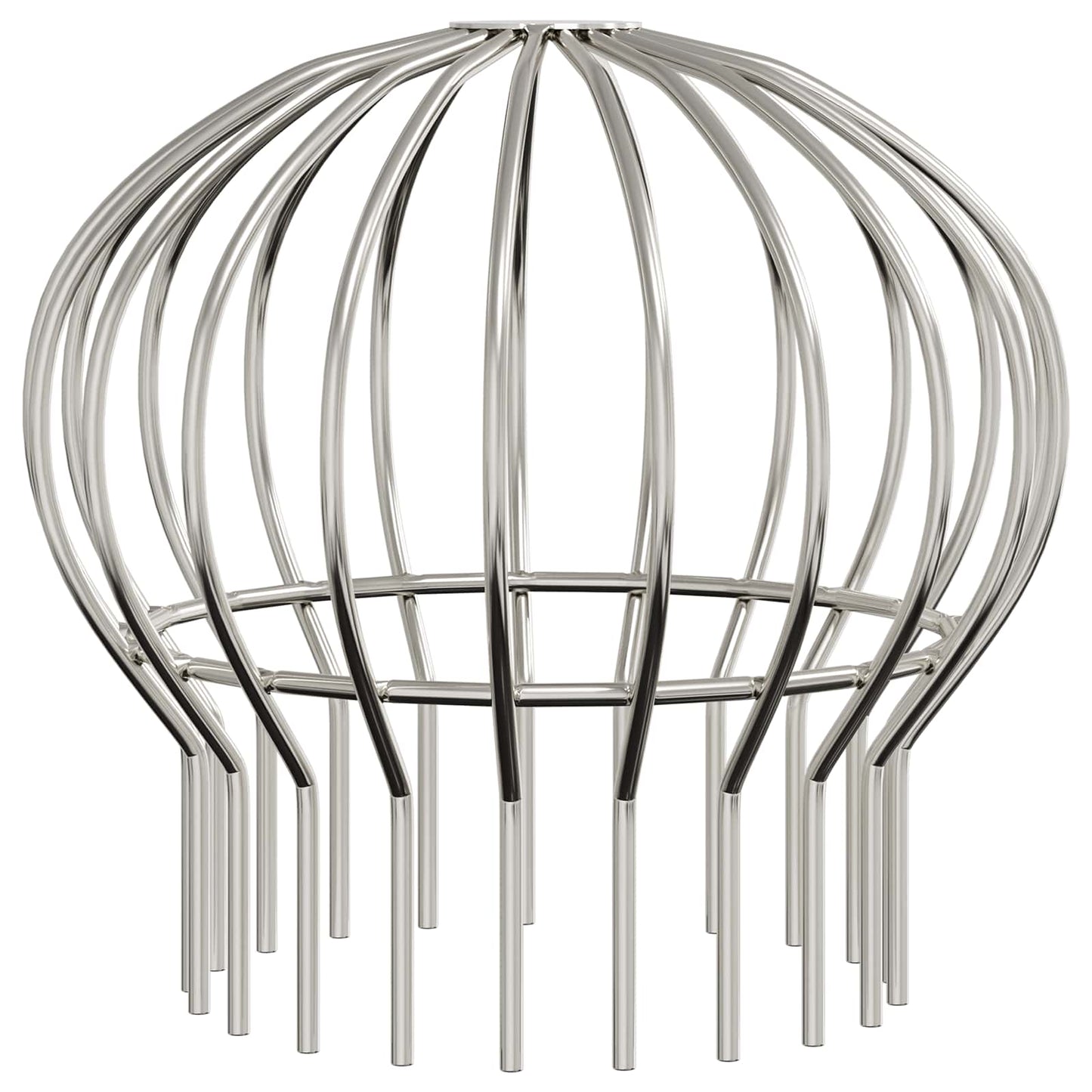 Gutter Leaf Guard 2 pcs Silver 200 mm Stainless Steel