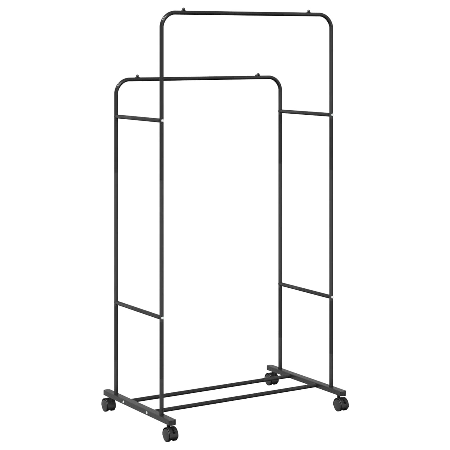 Clothes Rack Black 80 x 53 x 156 cm