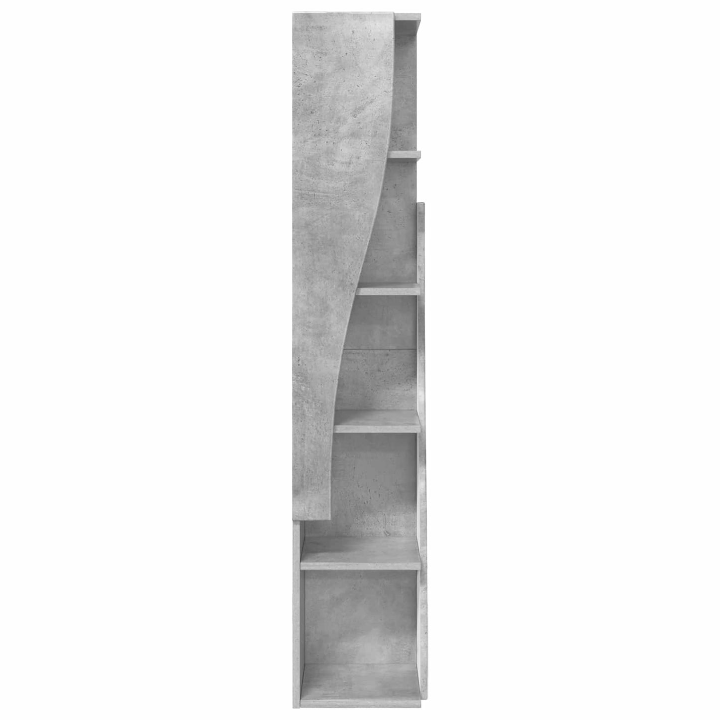 Corner Cabinet 27.5x27x140cm Engineered Wood Concrete Grey