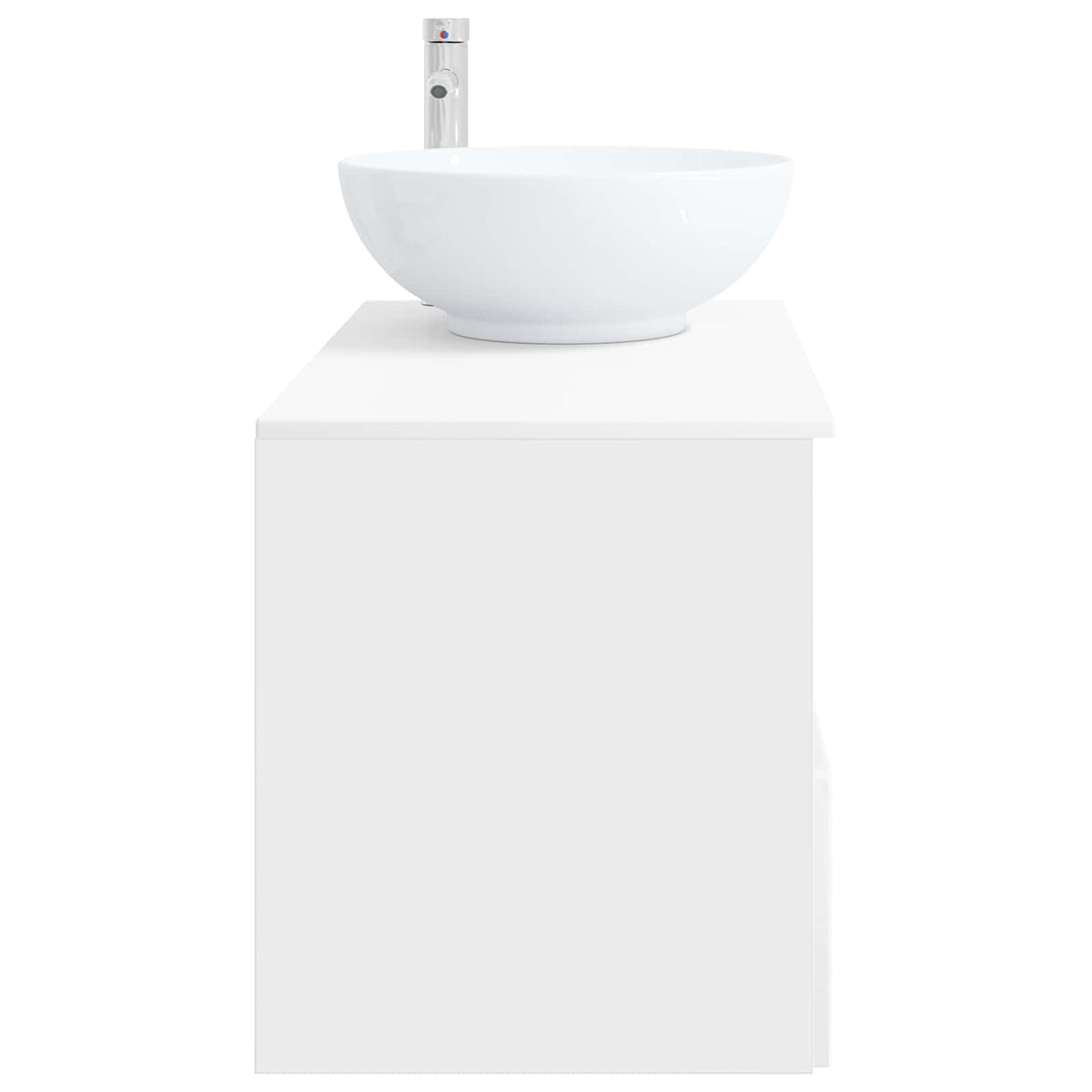 Bathroom Cabinet Set 2 pcs High Gloss White 79.5 x 44.5 x 80 cm