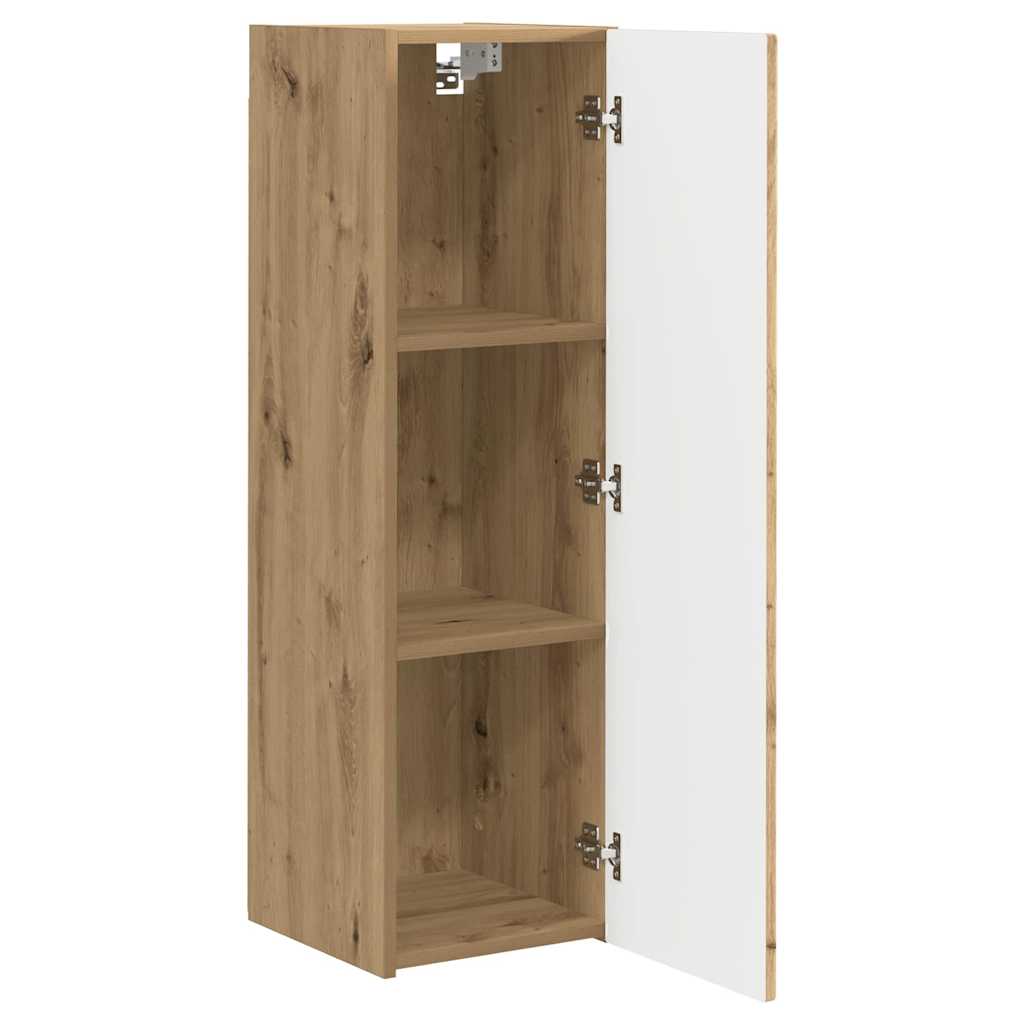 TV Wall Cabinet 2 pcs Artisian Oak Engineered Wood