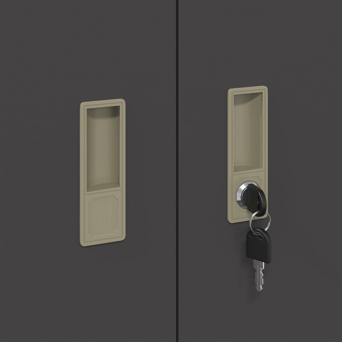 Storage Cabinet Black 60 x 40 x 105 cm Steel