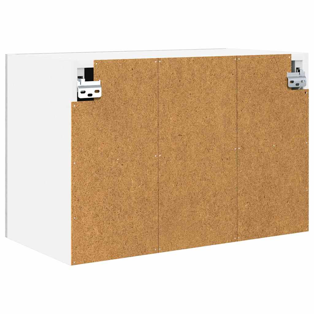Hanging Cabinet Grey Sonoma and White 60 x 31 x 40 cm