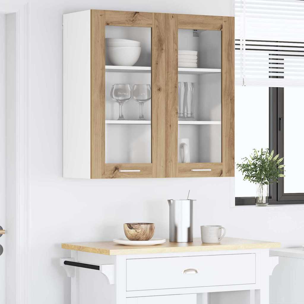 Hanging Cabinet Artisan Oak 80 x 31 x 80 cm Engineered Wood
