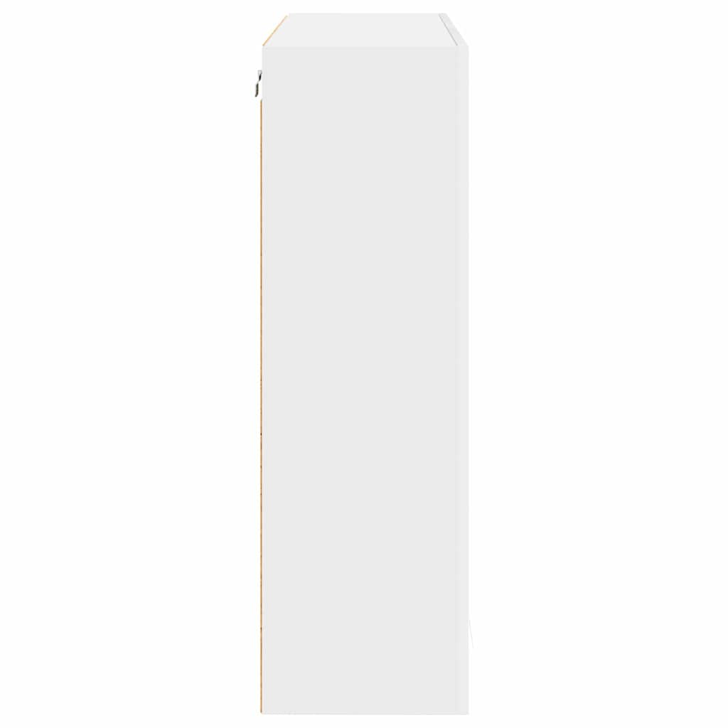 Hanging Cabinet White 80 x 31 x 100 cm Engineered Wood