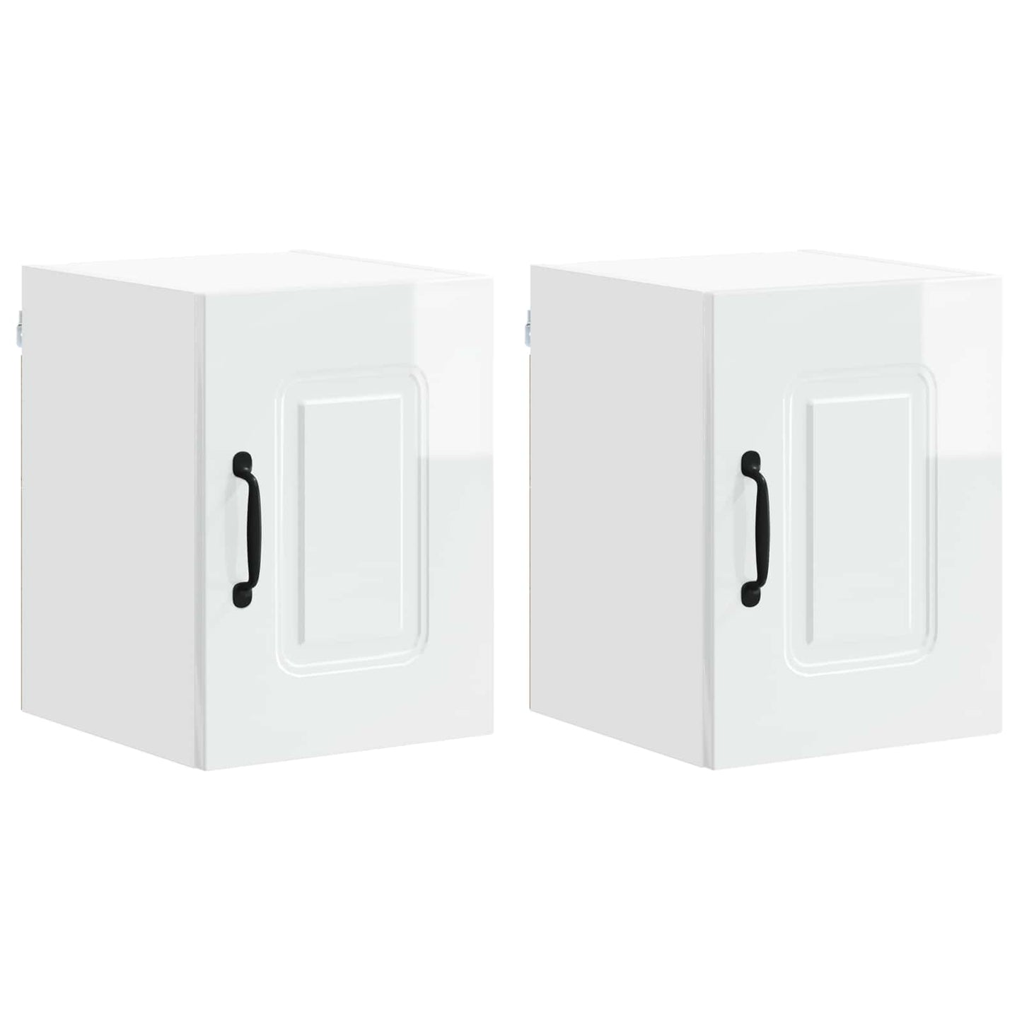 Dishwasher Panel Kalmar 2 pcs High Gloss White Engineered Wood