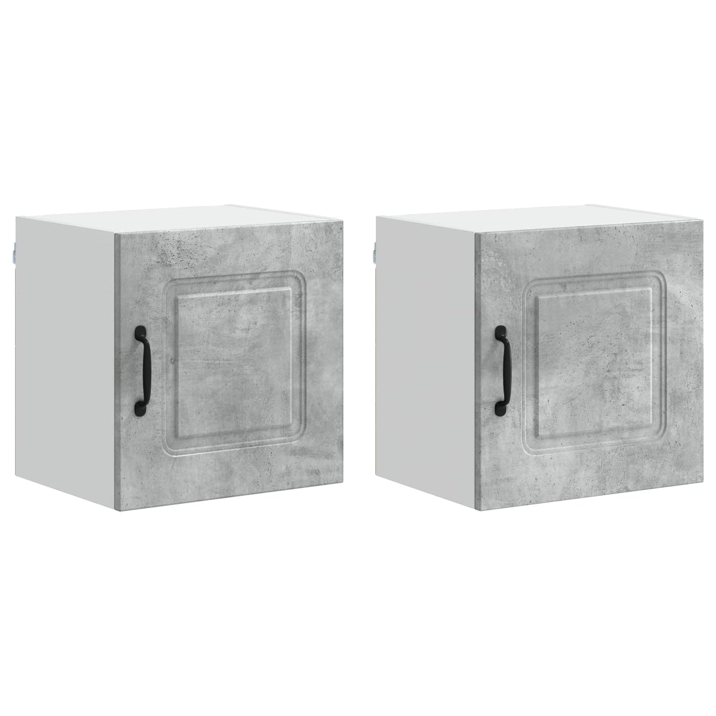 Dishwasher Panel Kalmar 2 pcs Concrete Grey Engineered Wood