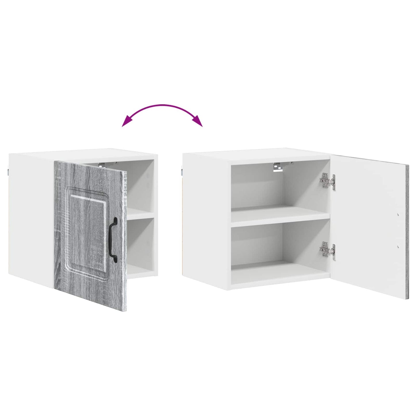 Dishwasher Panel Kalmar Grey Sonoma 40 x 31 x 40 cm