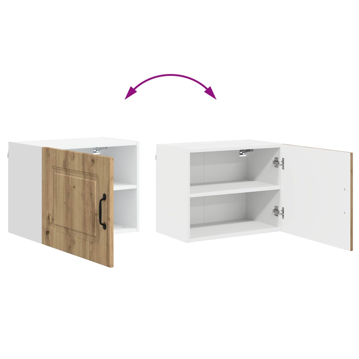 Dishwasher Panel Kalmar Artisan Oak 50 x 31 x 40 cm