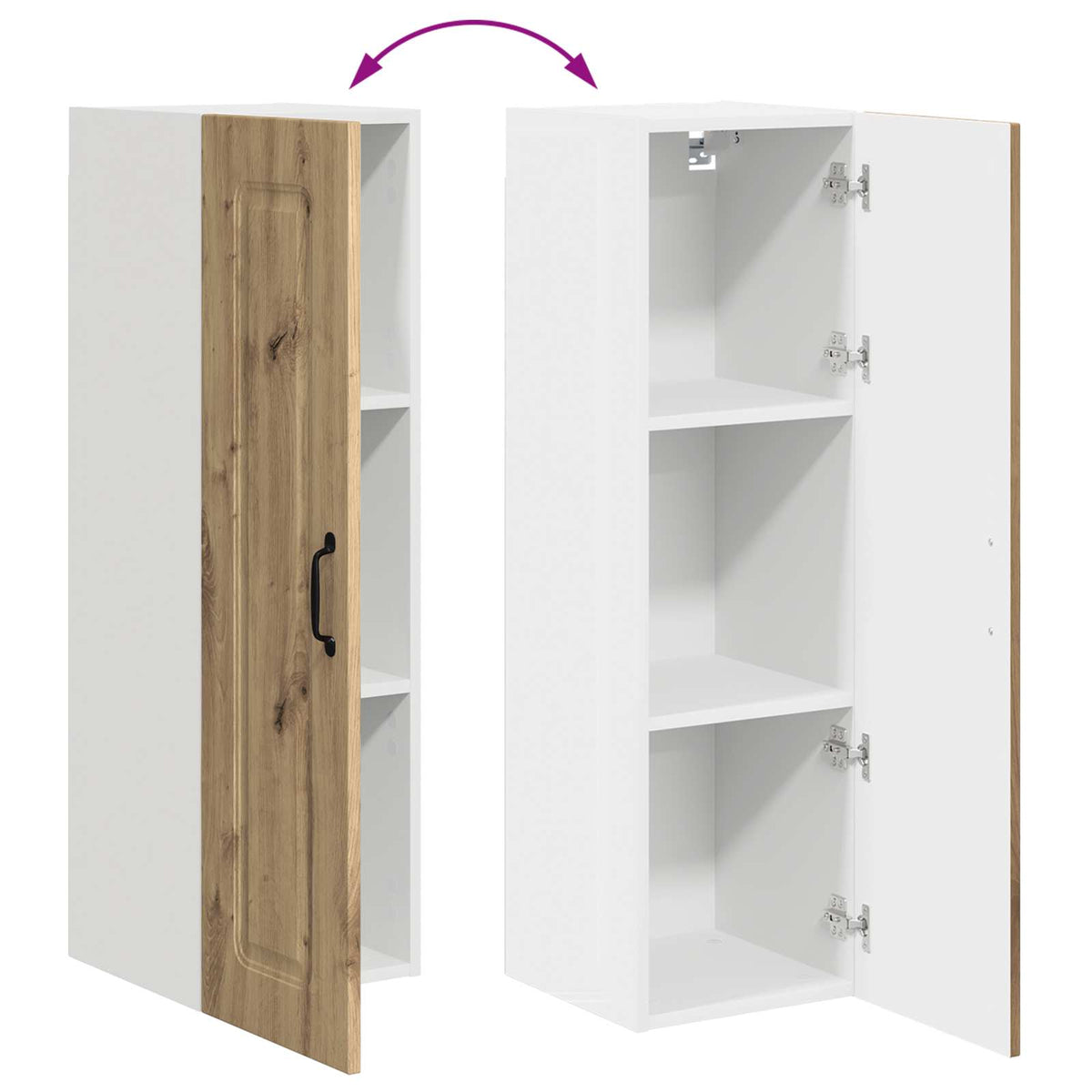 Dishwasher Panel KALMAR Artisan Oak 30 x 31 x 100 cm