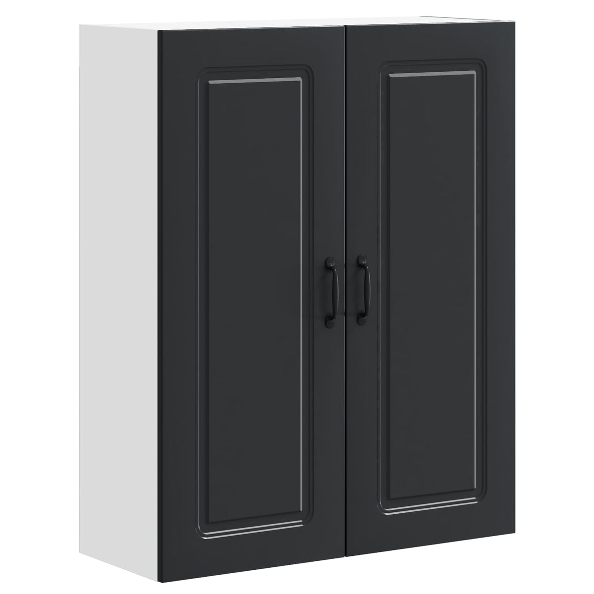 Dishwasher Panel with 2 Doors KALMAR Black 80 x 31 x 100 cm