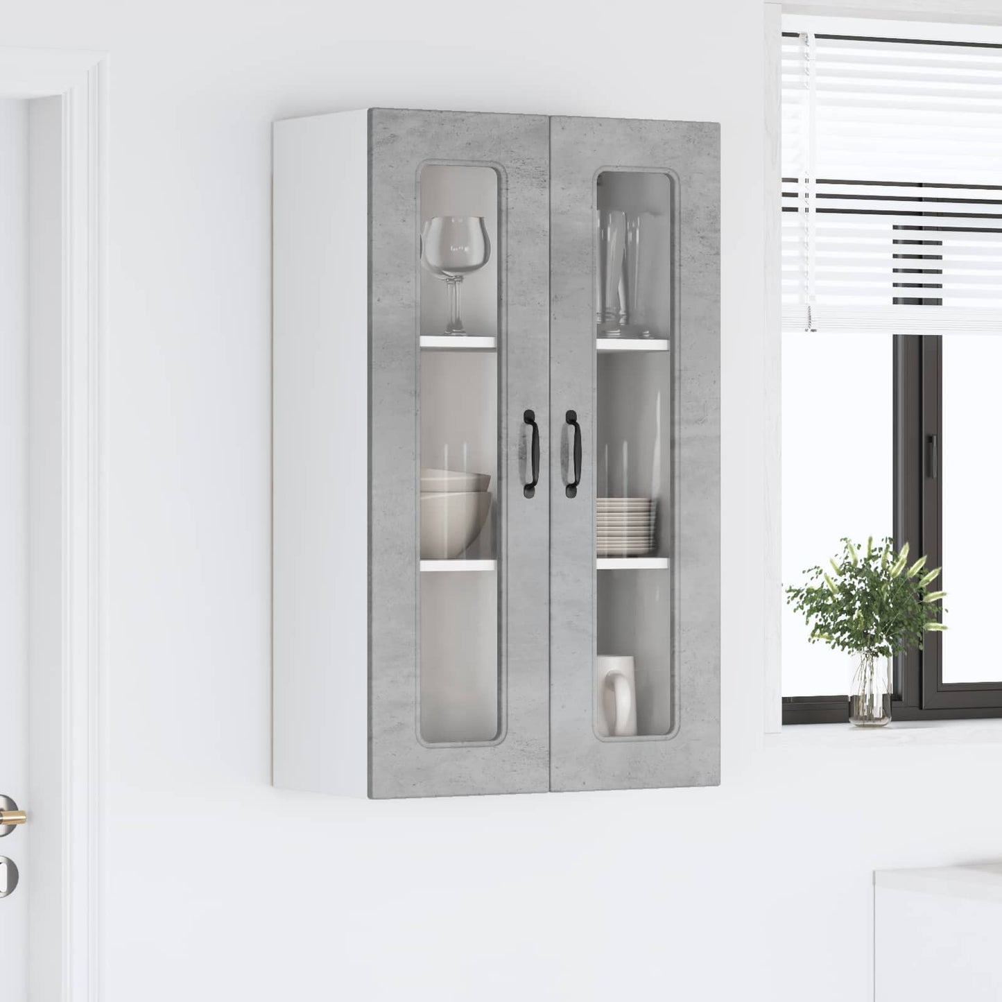 Dishwasher Panel Kalmar Concrete Grey 60 x 31 x 100 cm