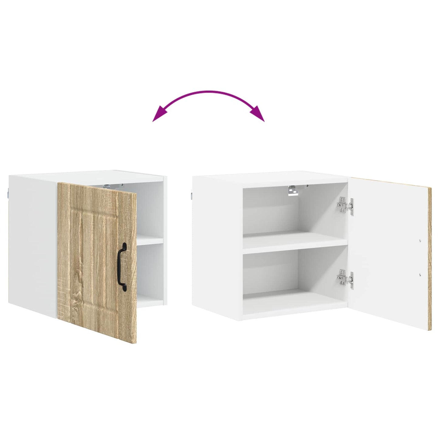 Wall Cabinet LUCCA Sonoma Oak 40 x 31 x 40 cm Engineered Wood