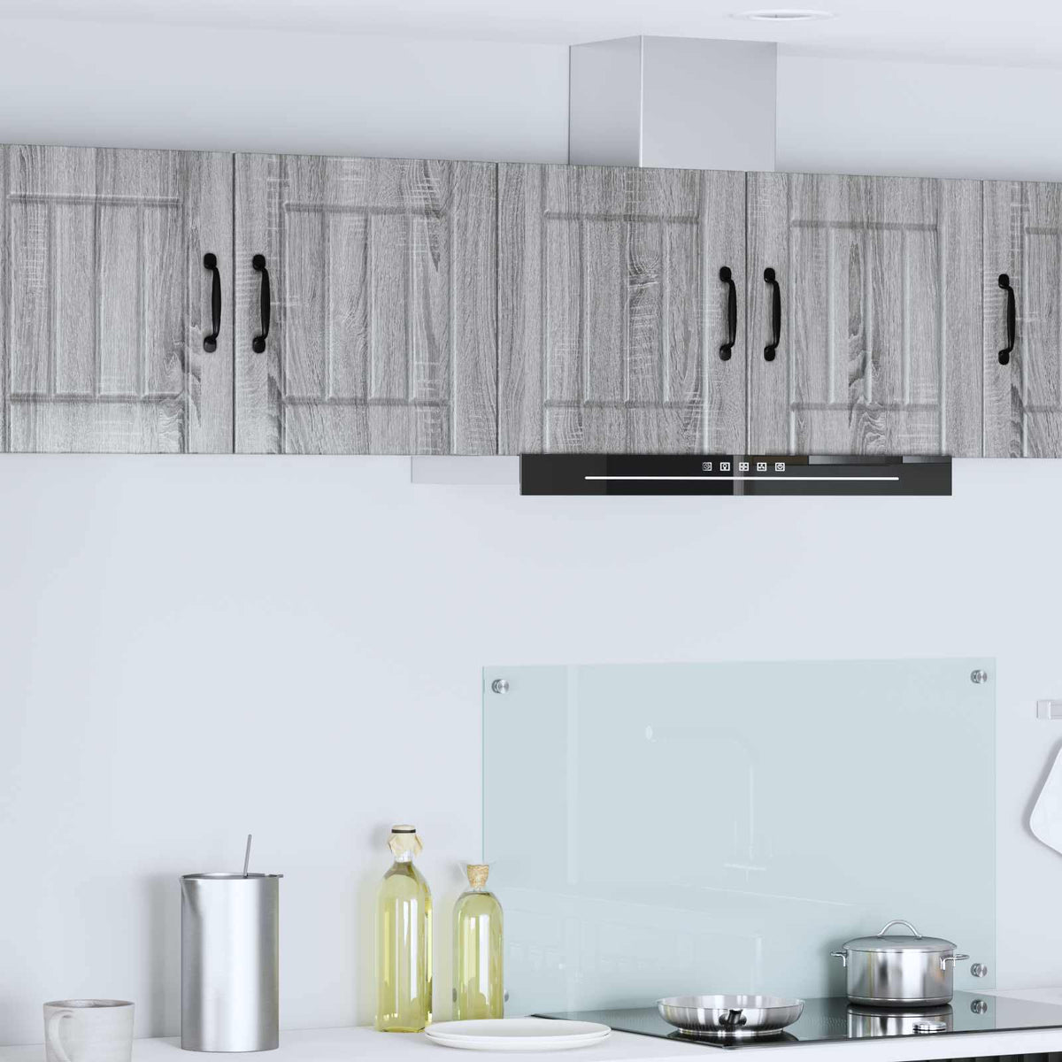 Wall Cabinet LUCCA 2 pcs Grey Sonoma 40 x 31 x 40 cm