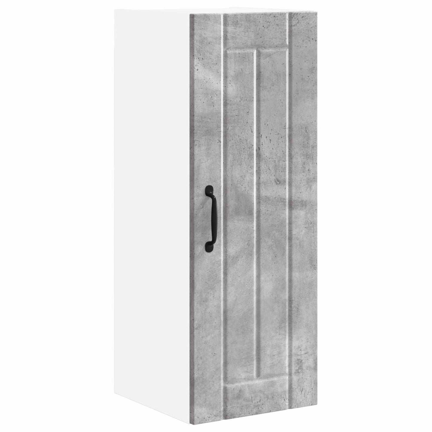 Wall Cabinet LUCCA 2 pcs Concrete Grey Engineered Wood