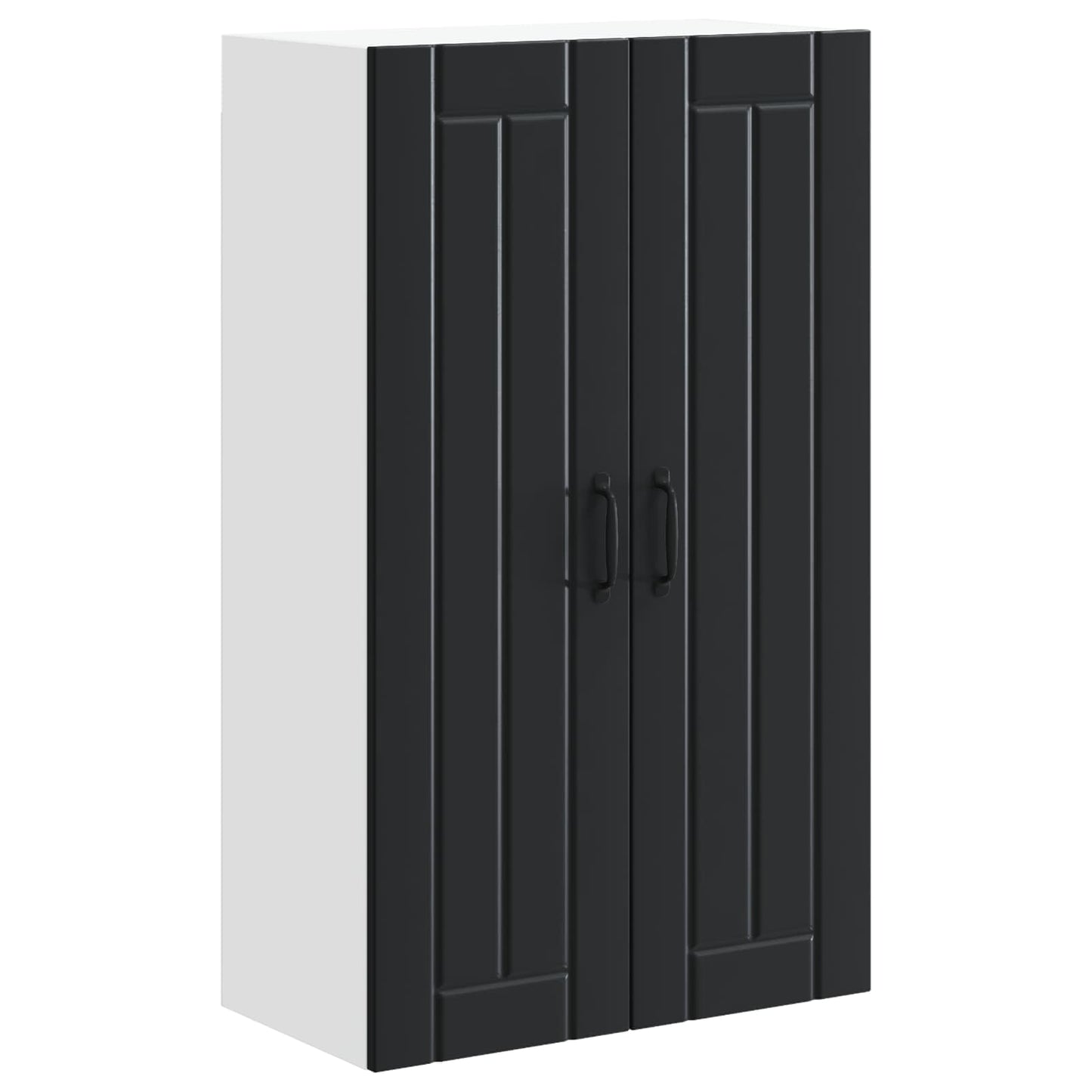 Wall Cabinet LUCCA Black 60 x 31 x 100 cm Engineered Wood
