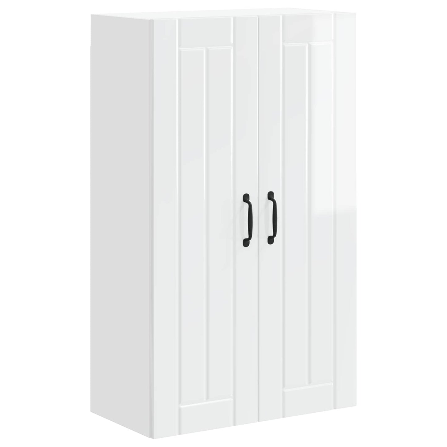 Wall Cabinet LUCCA High Gloss White 60 x 31 x 100 cm