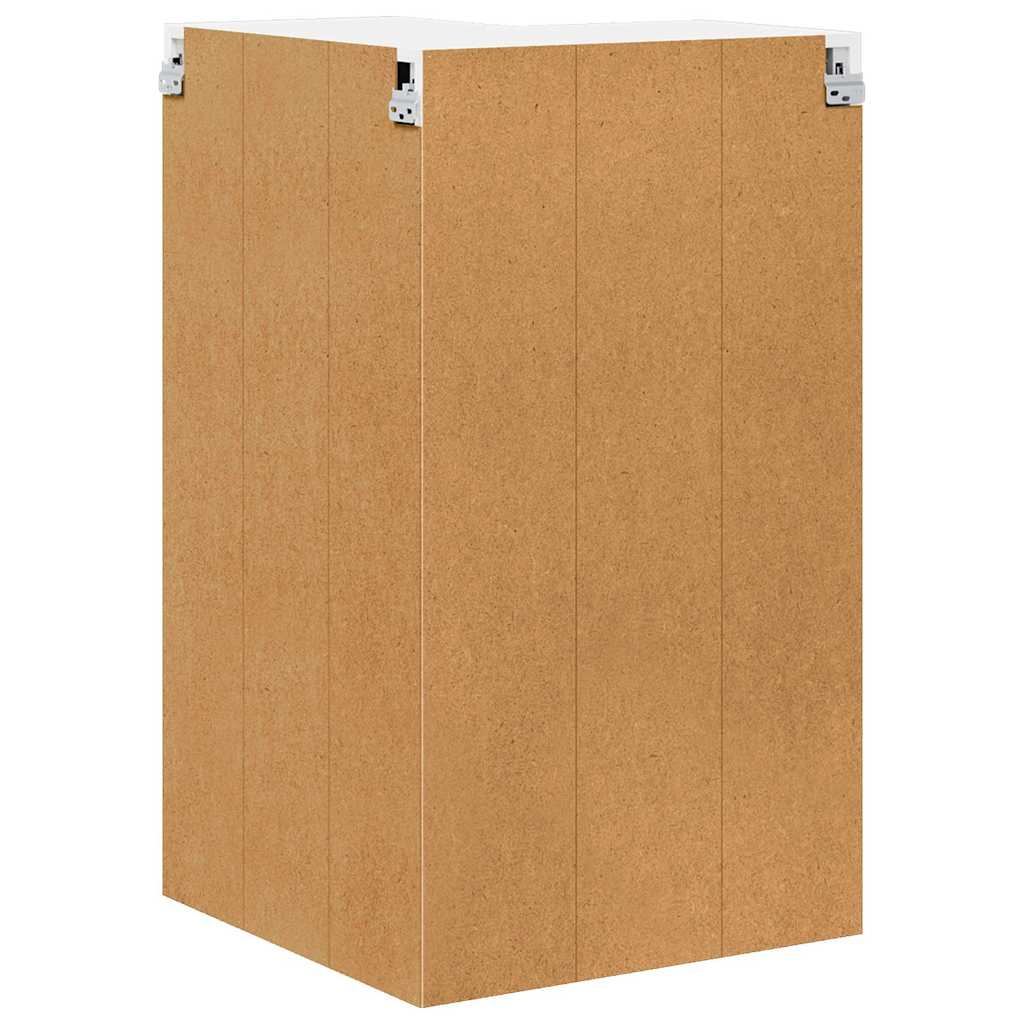 Wall Corner Cabinet LUCCA White 57 x 57 x 100 cm